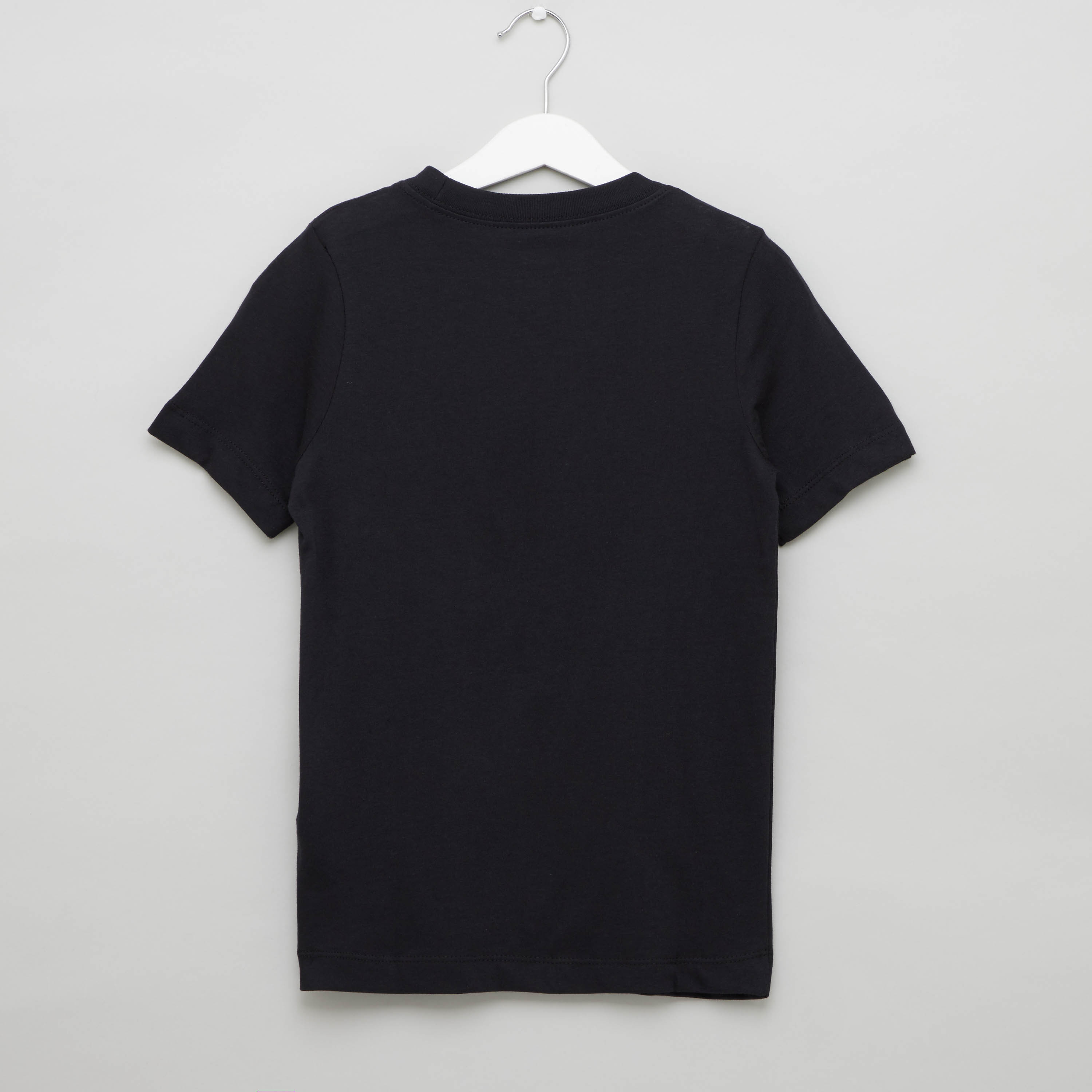 Nike Graphic Print T-shirt with Round Neck and Short Sleeves-boys-clothing-sportswear-tops-image-3