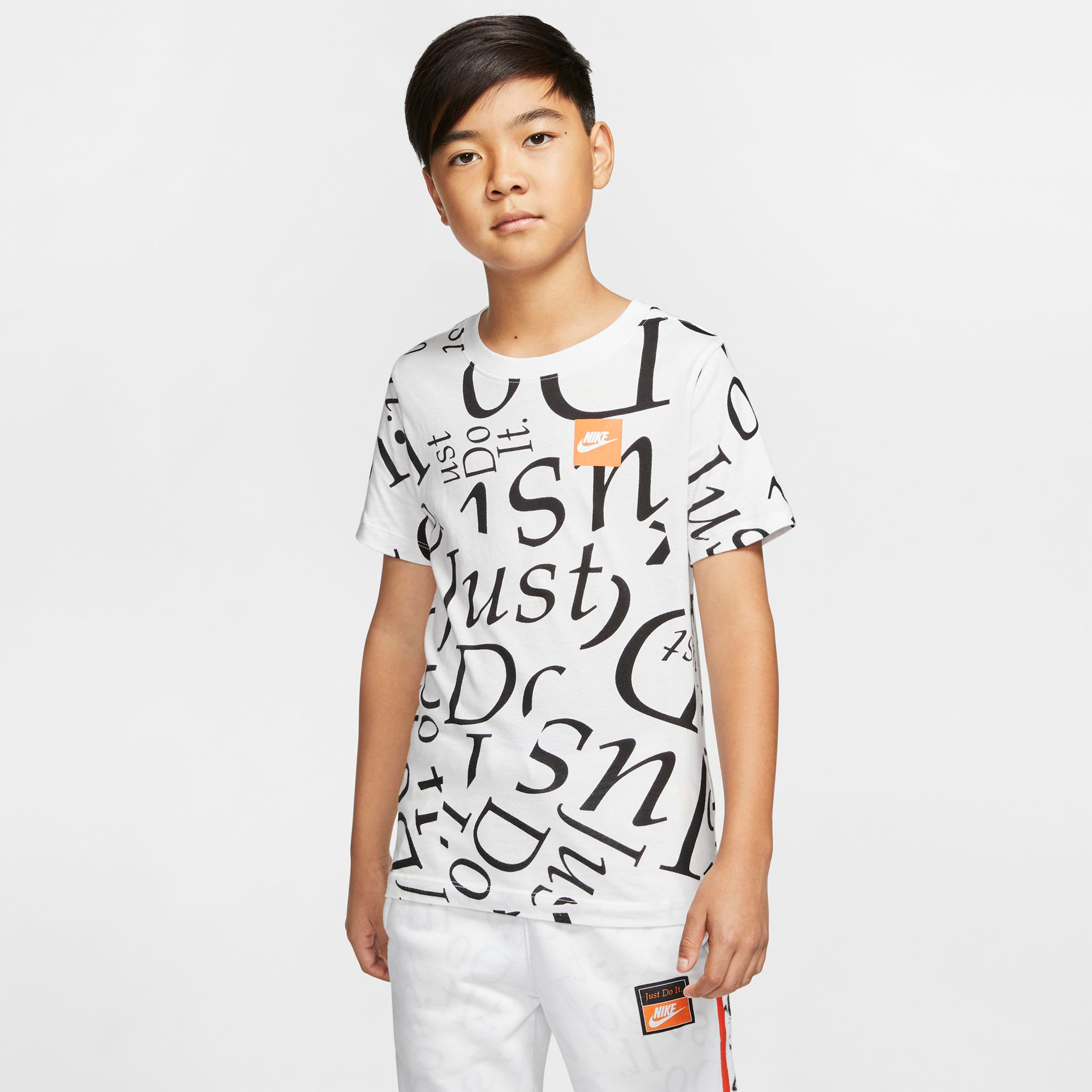 nike just do it all over print t shirt
