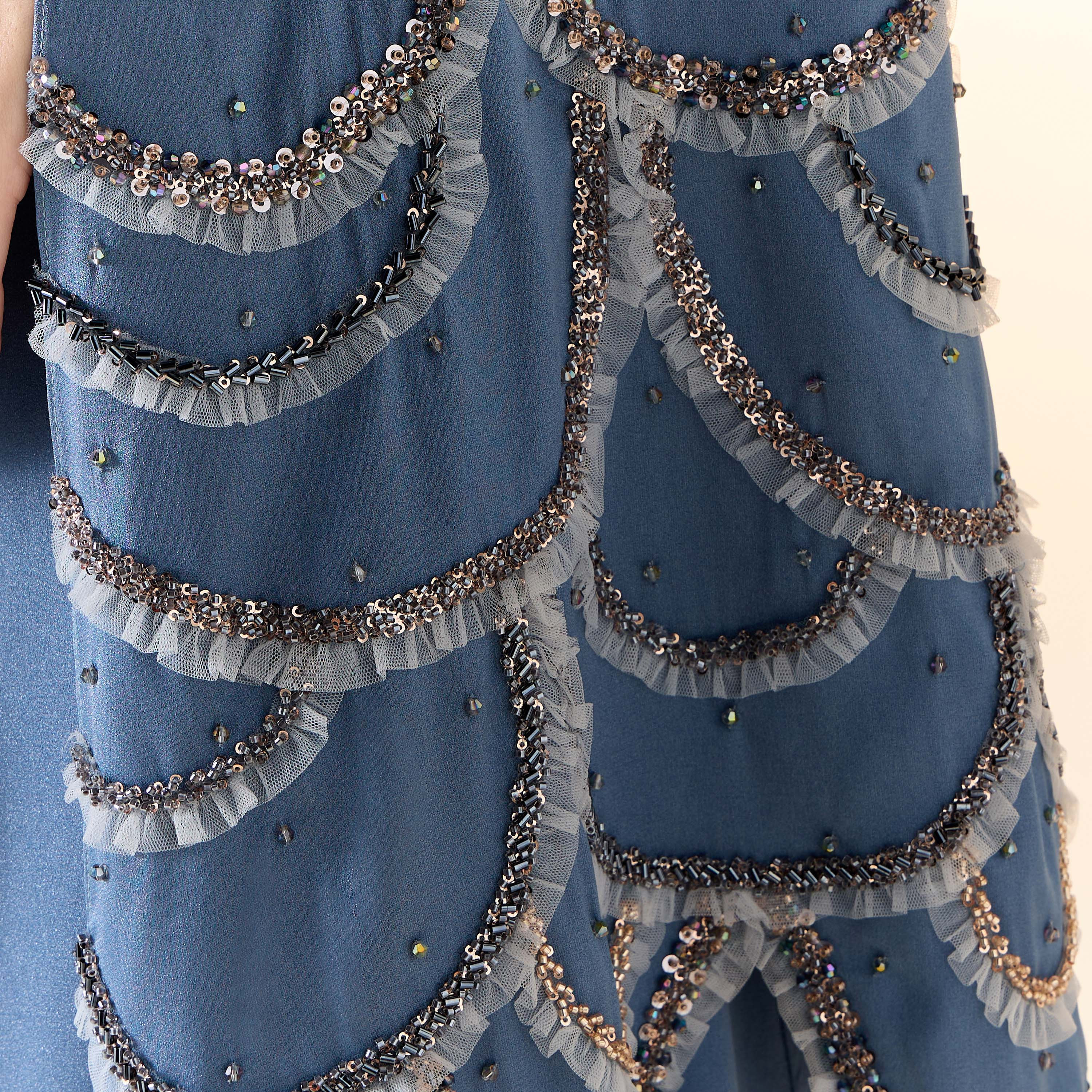 Aara Solid Off Shoulder Maxi Dress with Embellished Cape-women-clothing-dresses-image-5