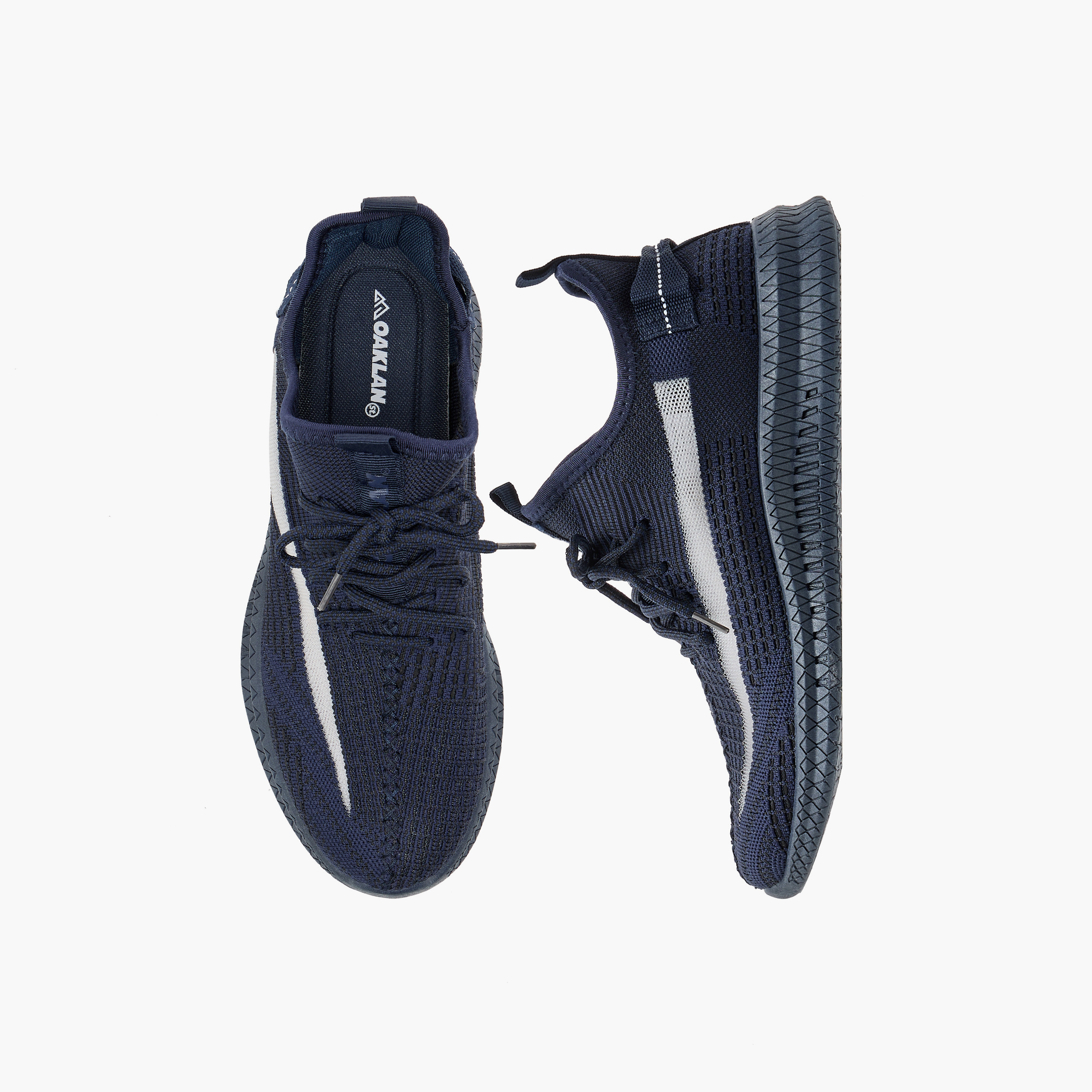 Oaklan by Shoexpress Mesh Detail Sports Shoes with Lace-Up Closure-sports-men-shoes-image-1