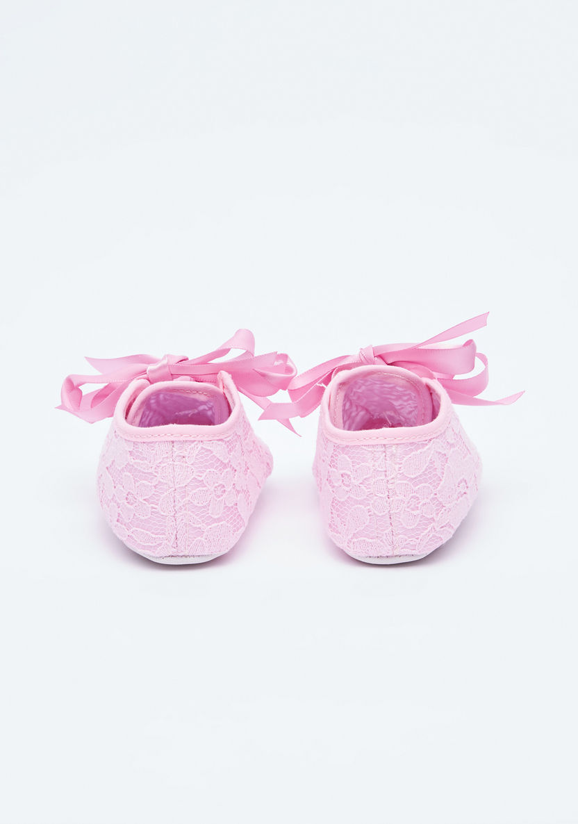 Juniors Bow Tie Detail Baby Shoes-Party-image-2