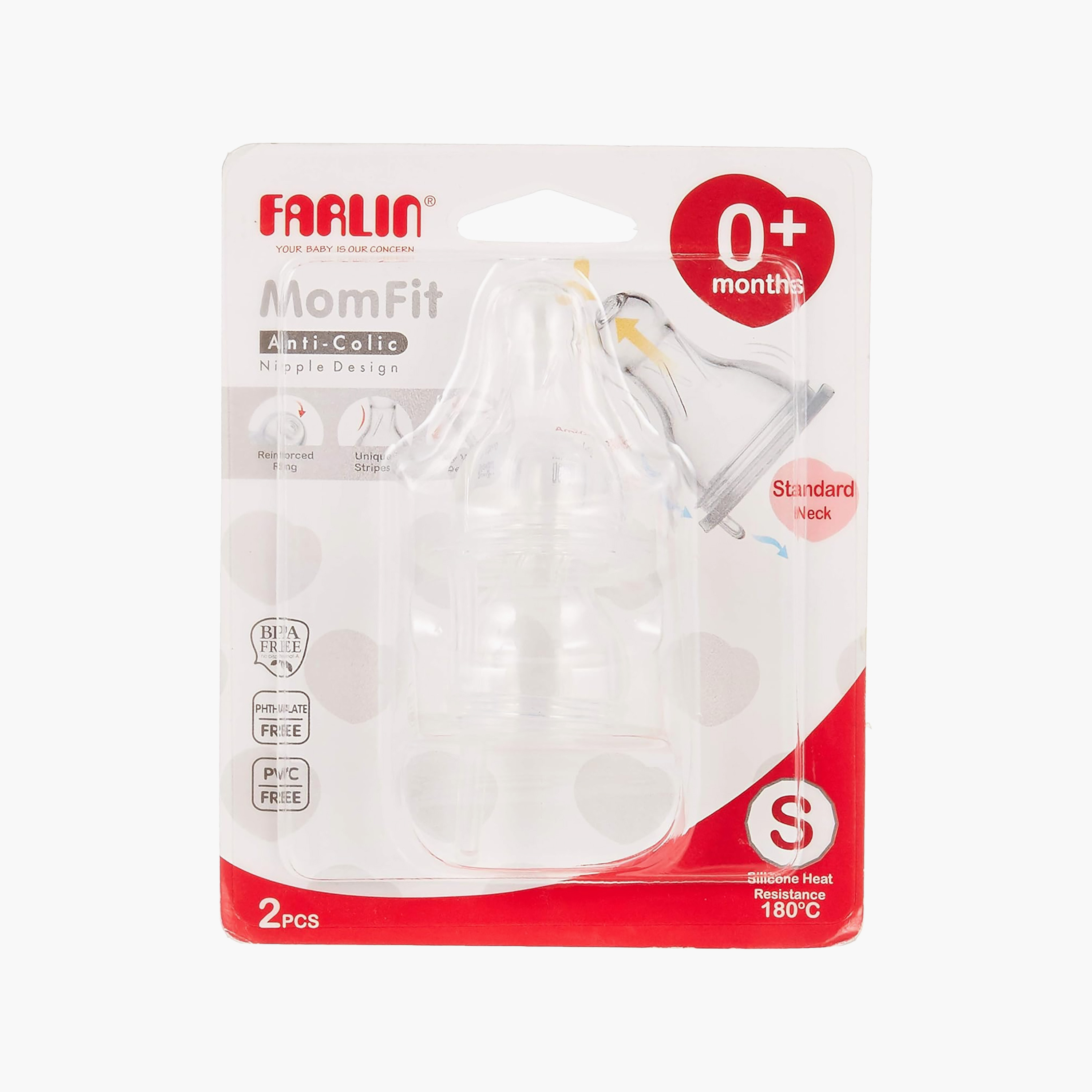 Farlin 2-Piece Crystal Clear Silicone Nipple-baby-feeding-feedingbottles-bottlesandteats-image-6