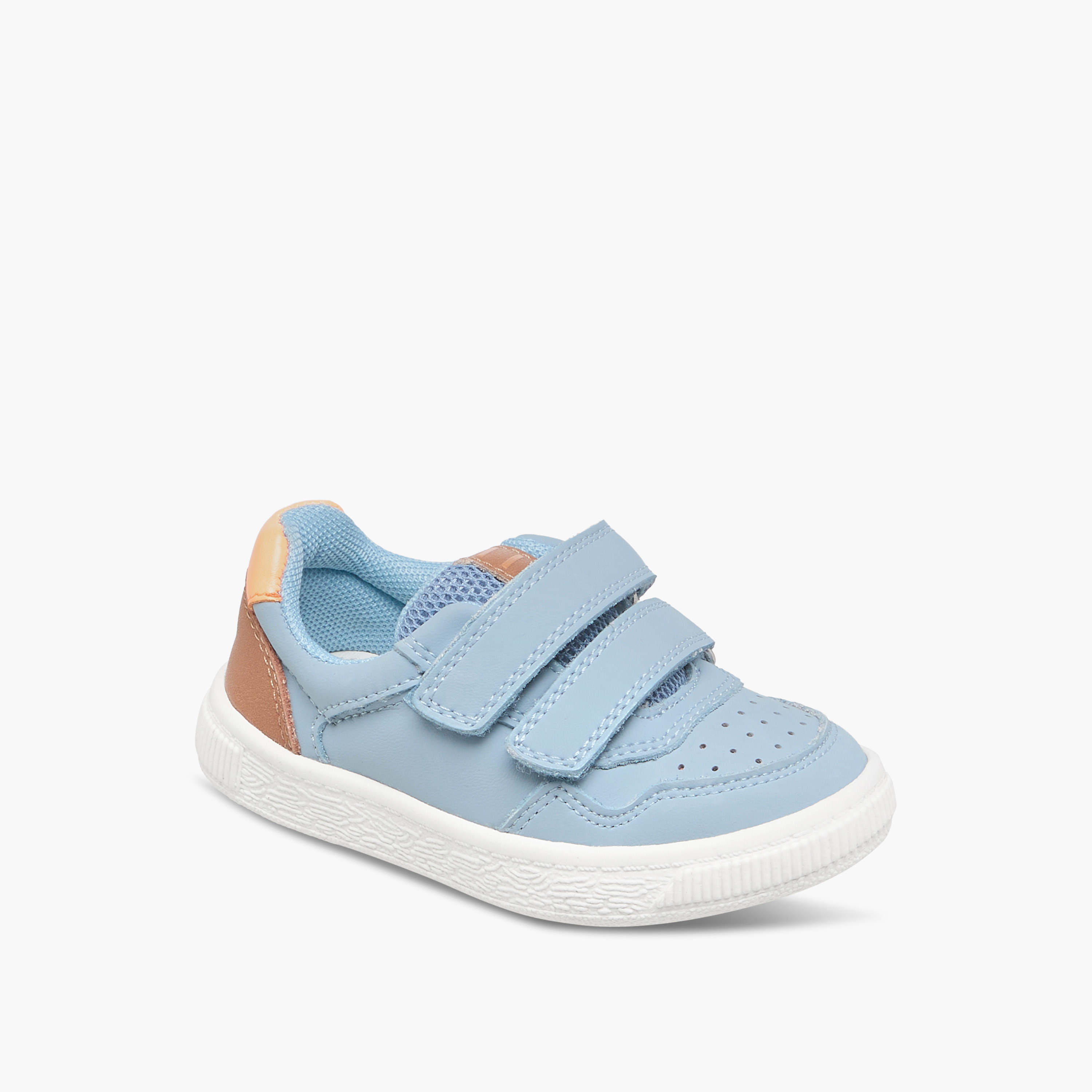 Barefeet Panelled Sneakers with Hook and Loop Closure-boys-shoes-sneakers-image-2