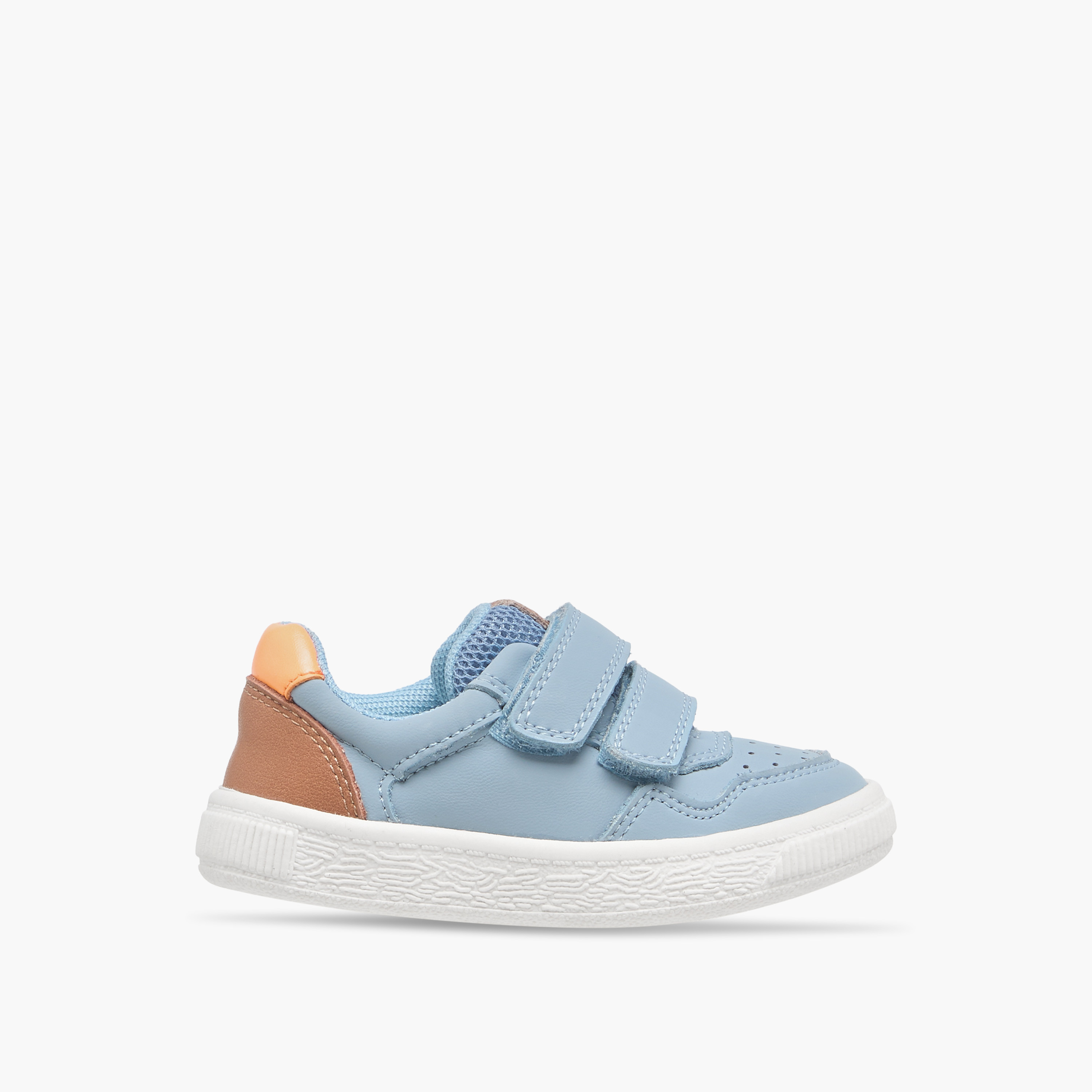 Barefeet Panelled Sneakers with Hook and Loop Closure-boys-shoes-sneakers-image-3