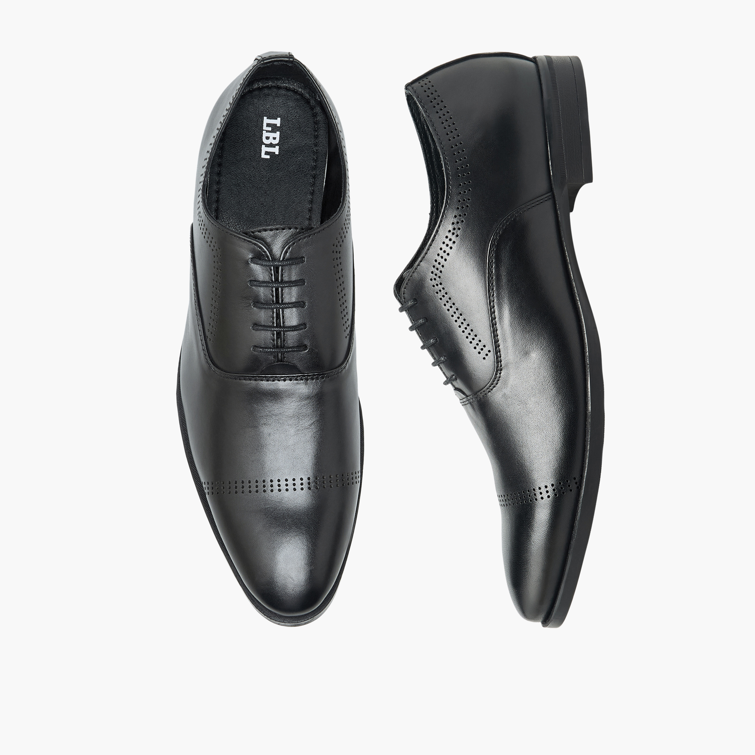 حذاء أكسفورد برباط للرجال من إل بي إل من شوإكسبريس-men-shoes-formalshoes-image-1
