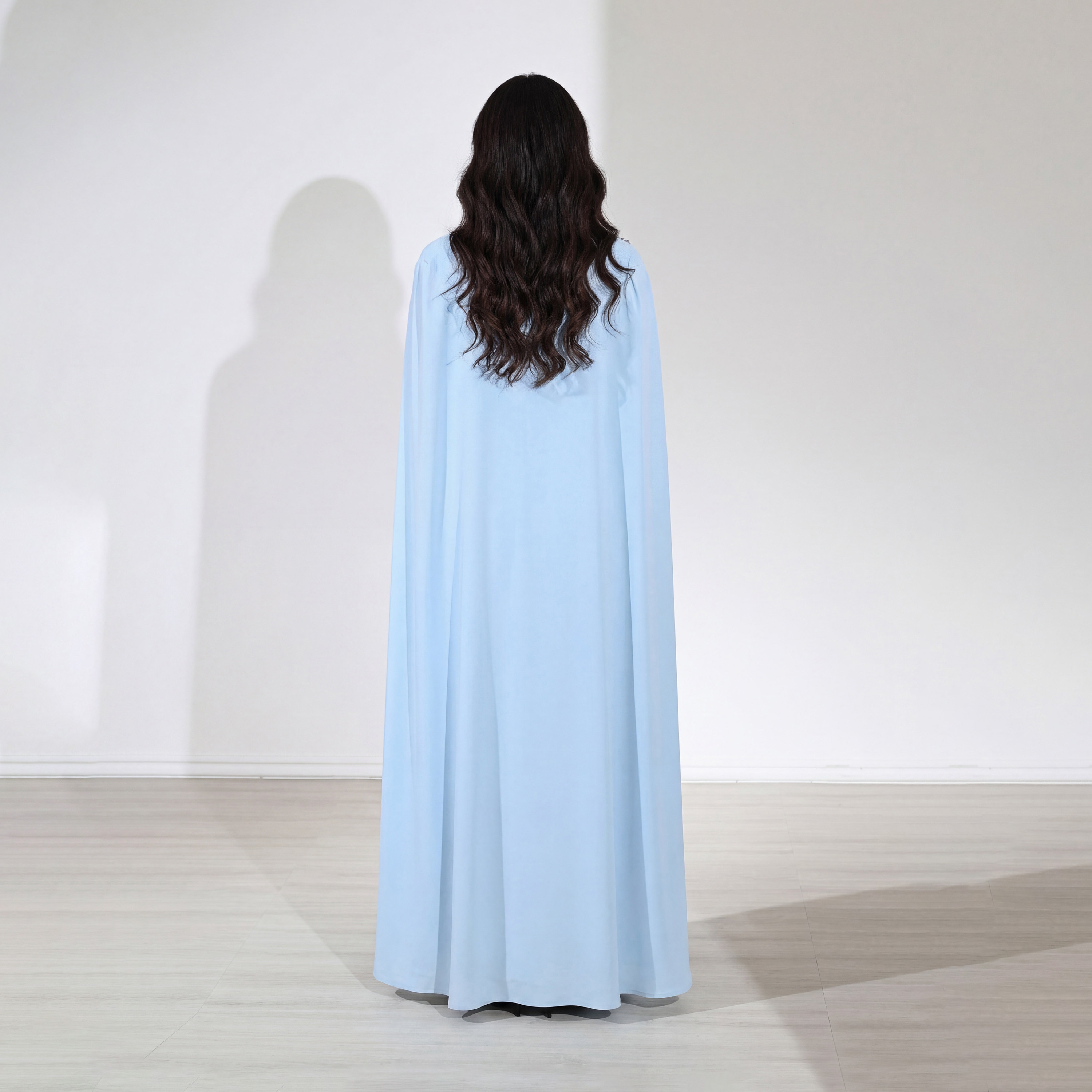 طقم سهرة نسائي مكون من قطعتين من الكريب بتطريز كريستالي وأكمام كاب علوية من أكاديا-women-clothing-dresses-image-13