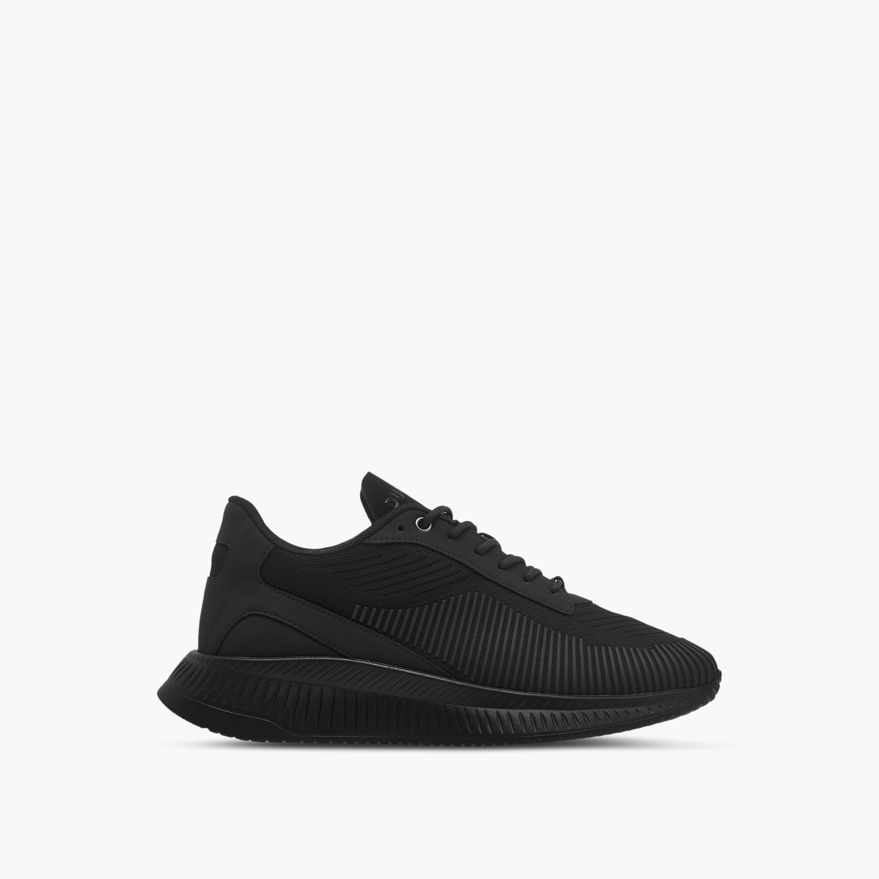 Duchini Men's Monotone Lace-Up Ankle Sneakers-men-shoes-sneakers-image-3