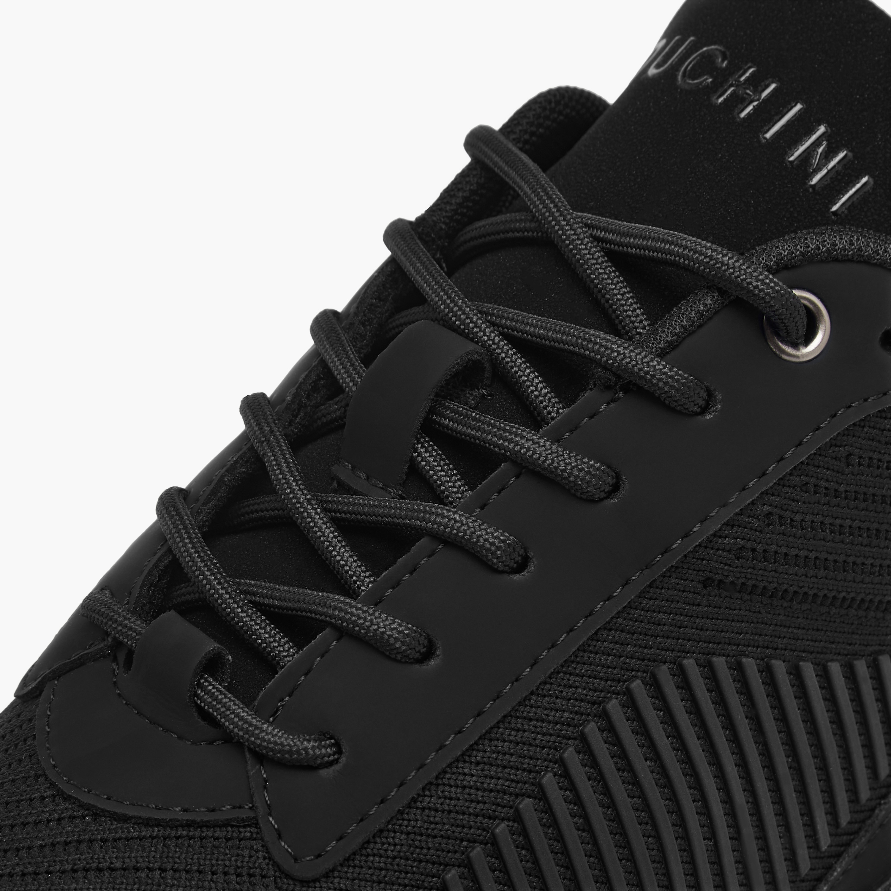 Duchini Men's Monotone Lace-Up Ankle Sneakers-men-shoes-sneakers-image-4