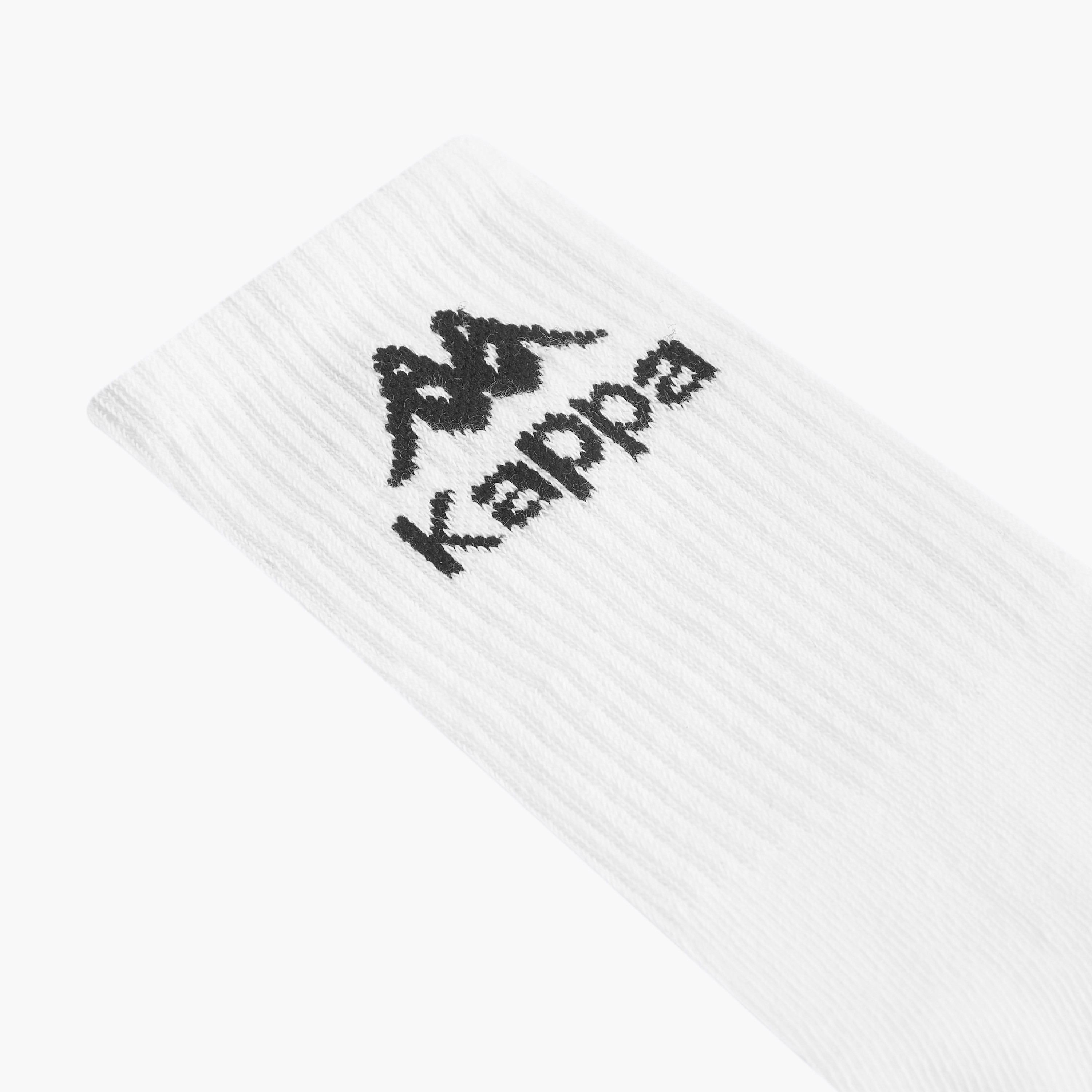 Kappa Logo Detail Non Terry Crew Length Socks - Set of 5-girls-accessories-socks-image-3