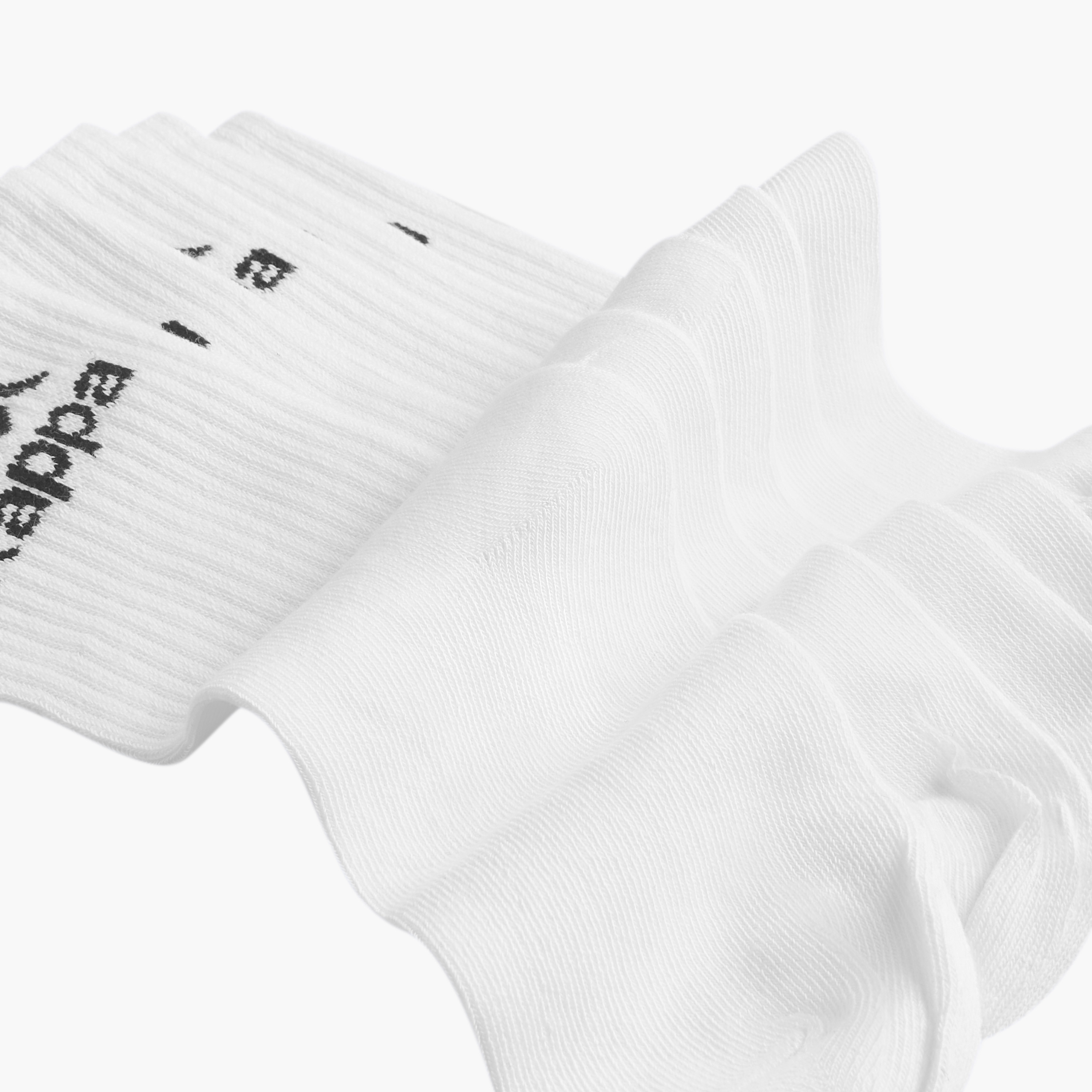 Kappa Logo Detail Non Terry Crew Length Socks - Set of 5-girls-accessories-socks-image-4