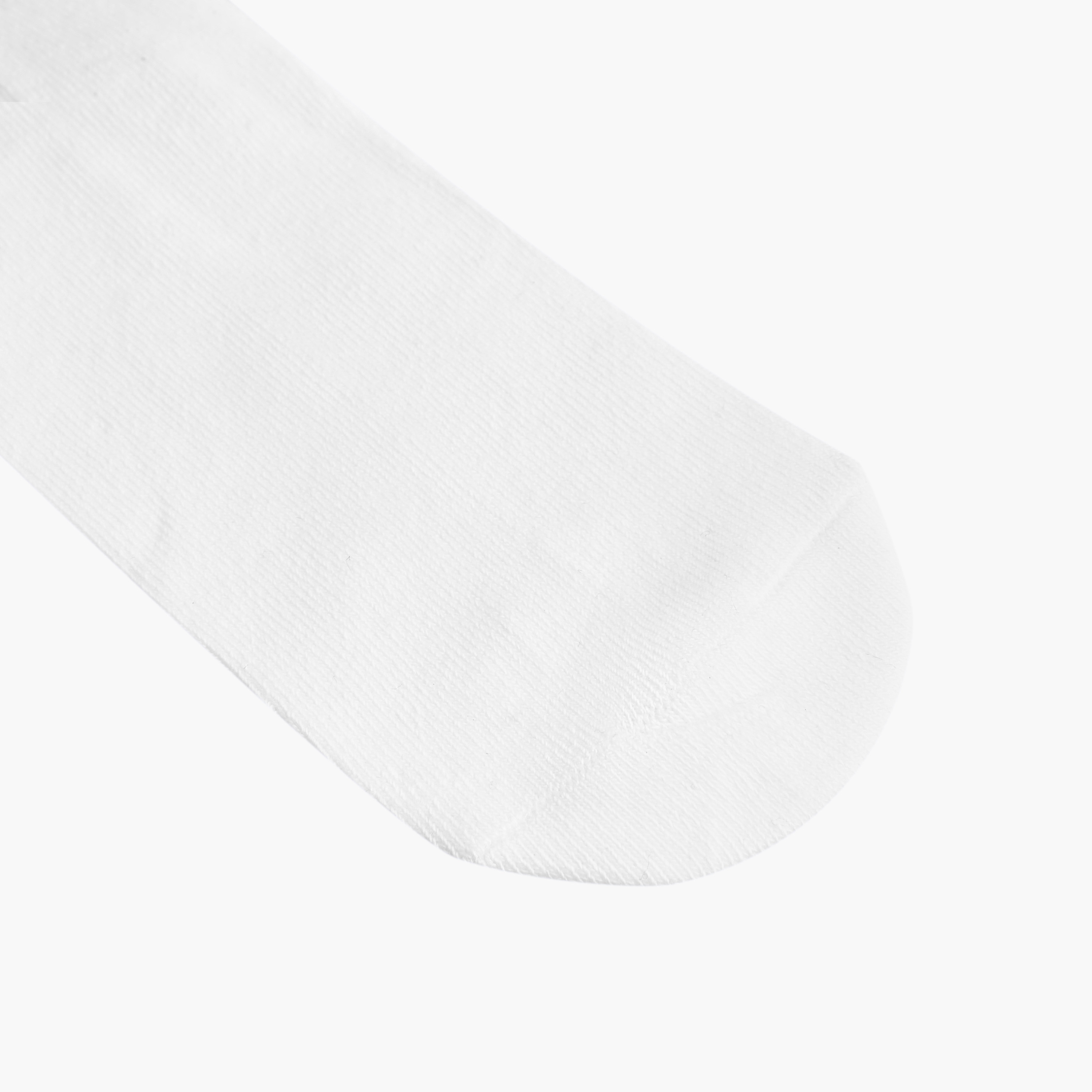 طقم جوارب غير وبريّة 5 أزواج بطول متوسط وتفاصيل الشعار من كابا-girls-accessories-socks-image-5