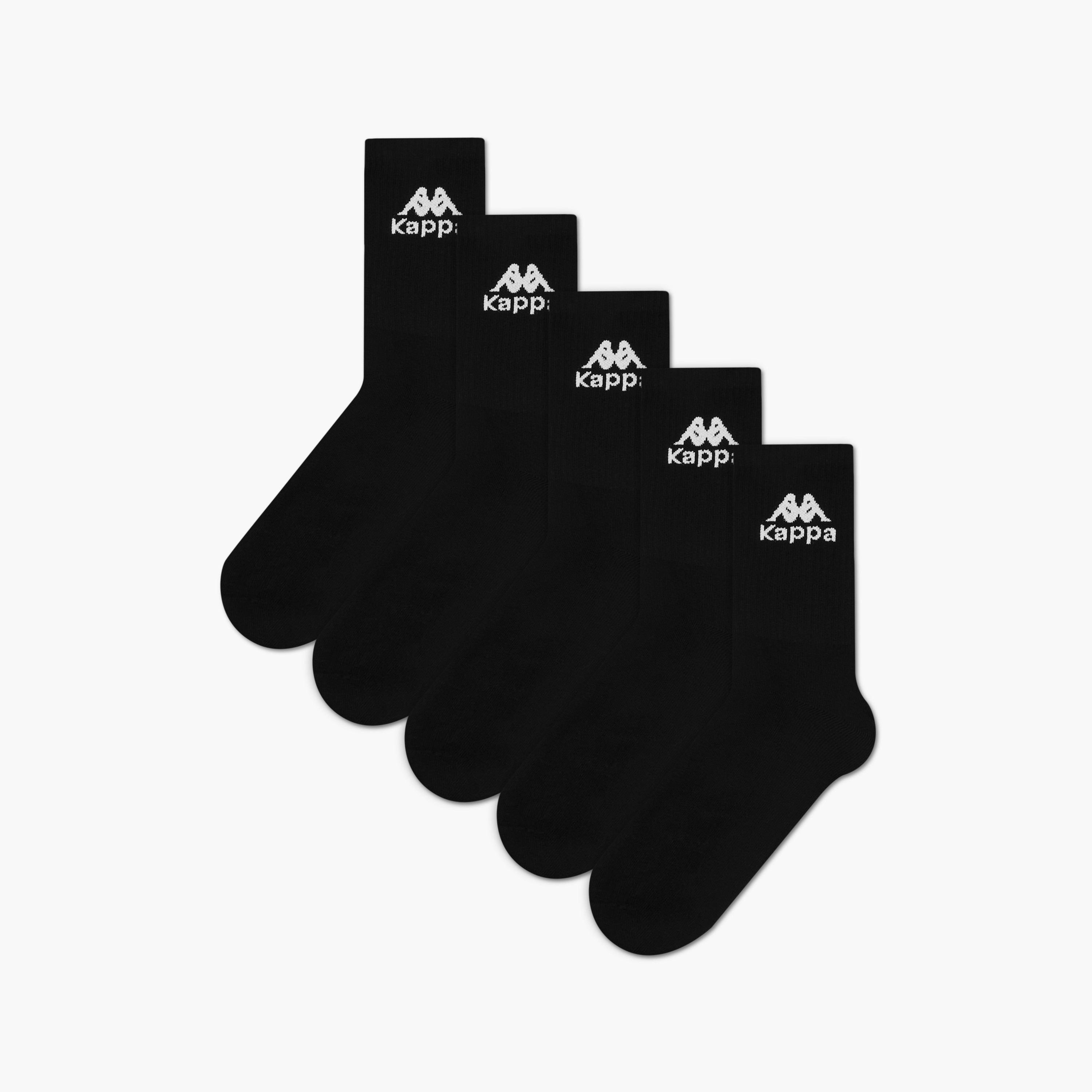 طقم جوارب 5 أزواج بطول ربلة الساق للرجال من كابا-men-socks-image-1