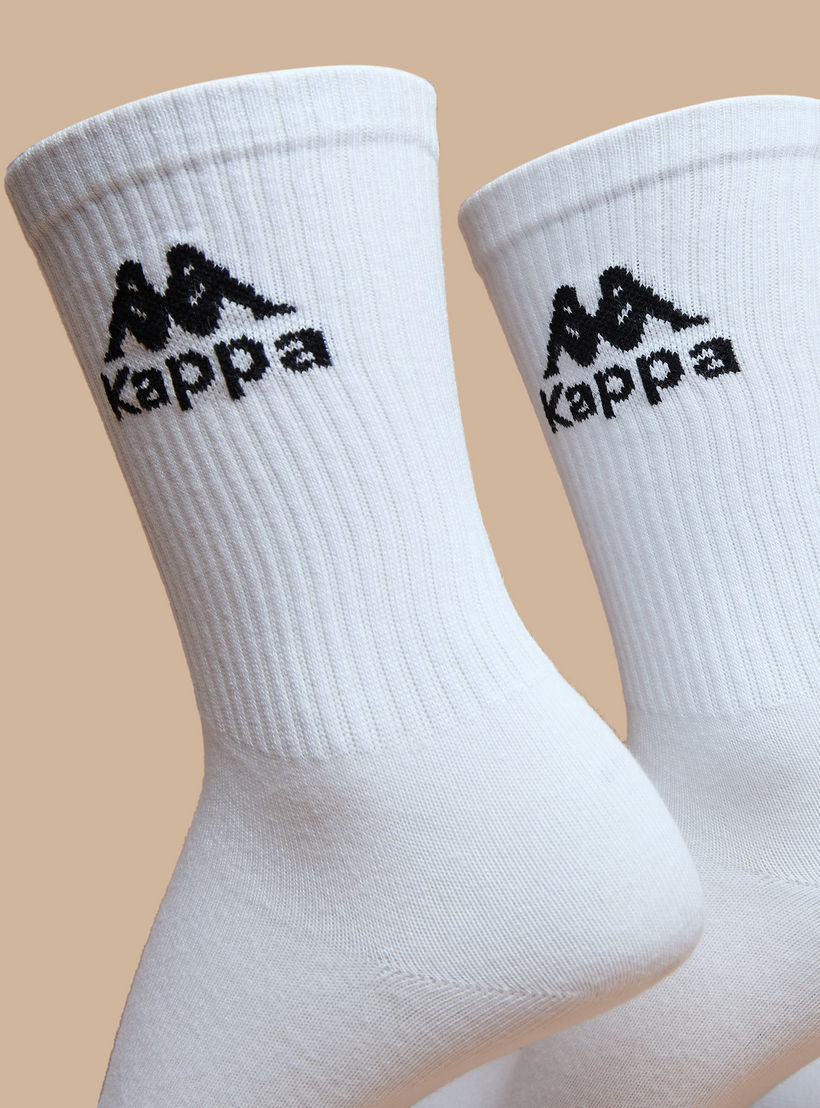 طقم جوارب رياضيّة سادة 5 أزواج بطول متوسط من كابا-men-socks-image-2