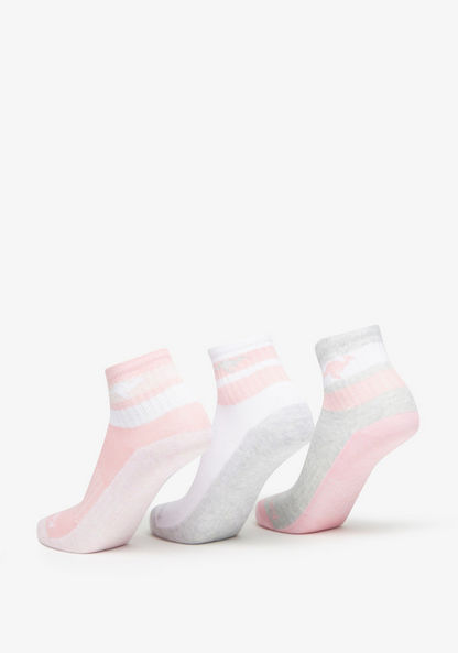 KangaROOS Textured Ankle Length Socks - Set of 3