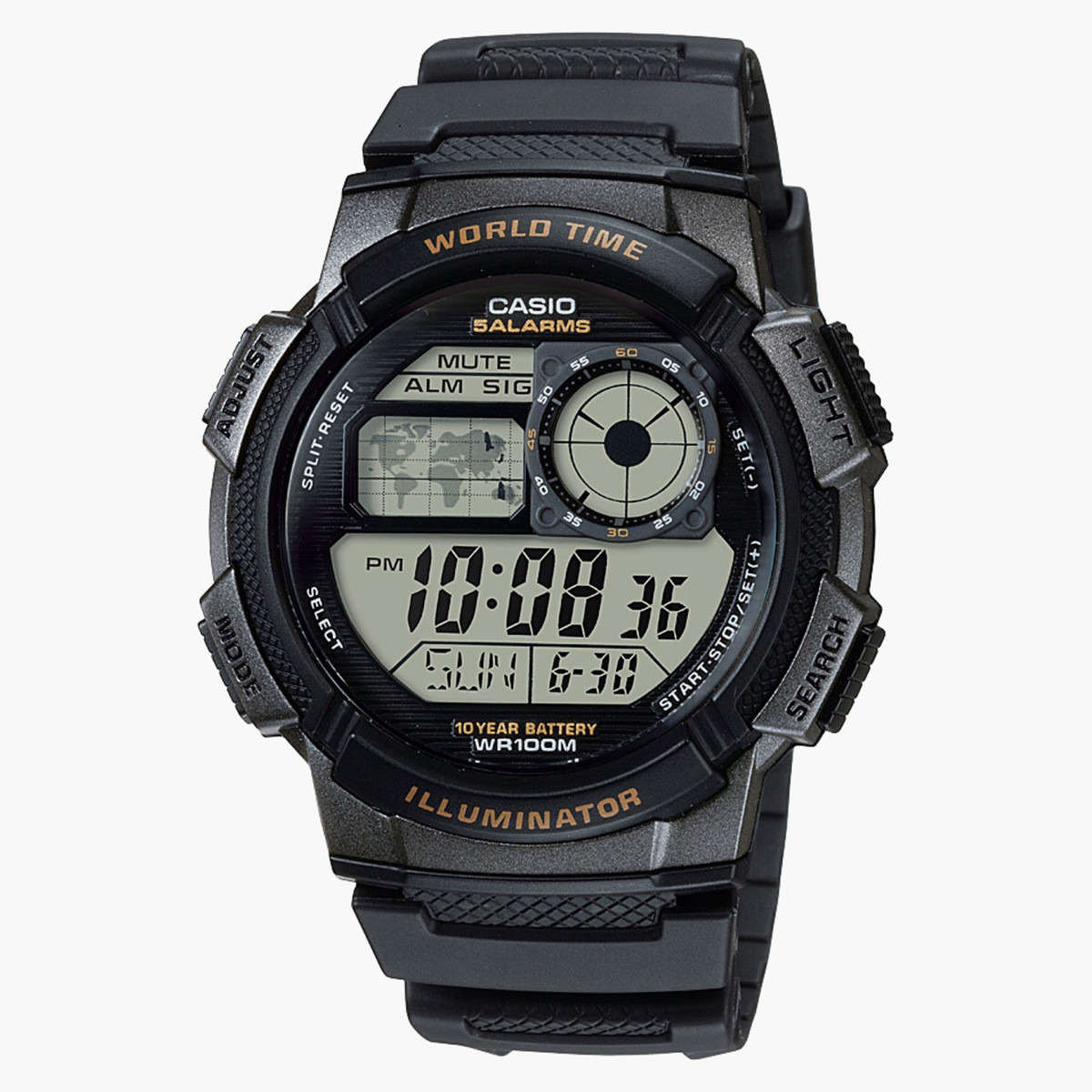 Casio salarms sales illuminator