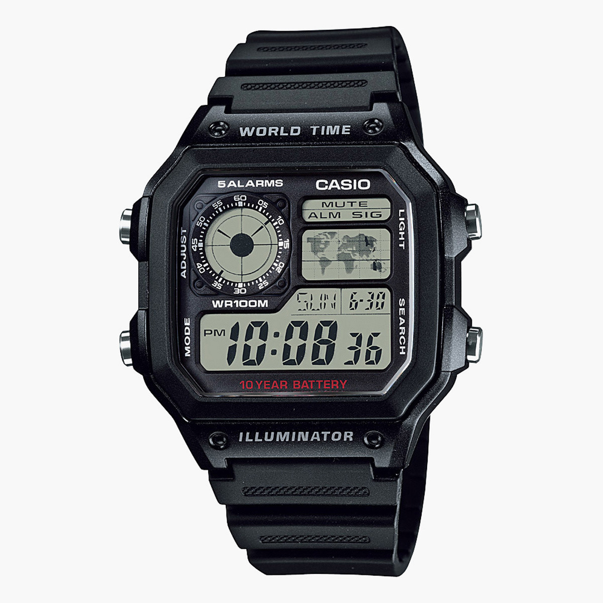 Casio Men's Black Digital Resin Strap Watch AE-1200WH-1AVDF-men-watchesandjewellery-watches-image-1