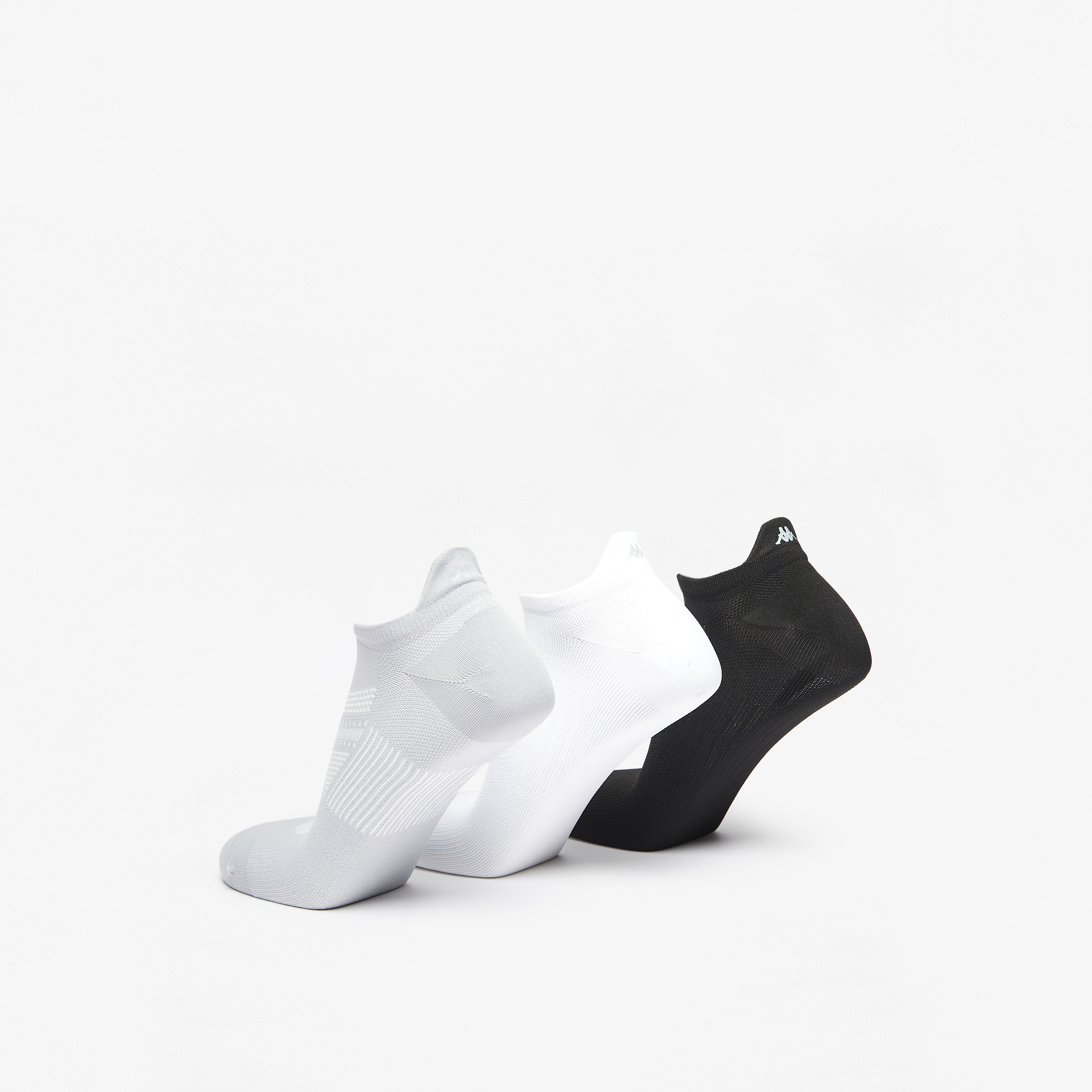 Kappa Textured Ankle Length Performance Socks - Set of 3-men-socks-image-3