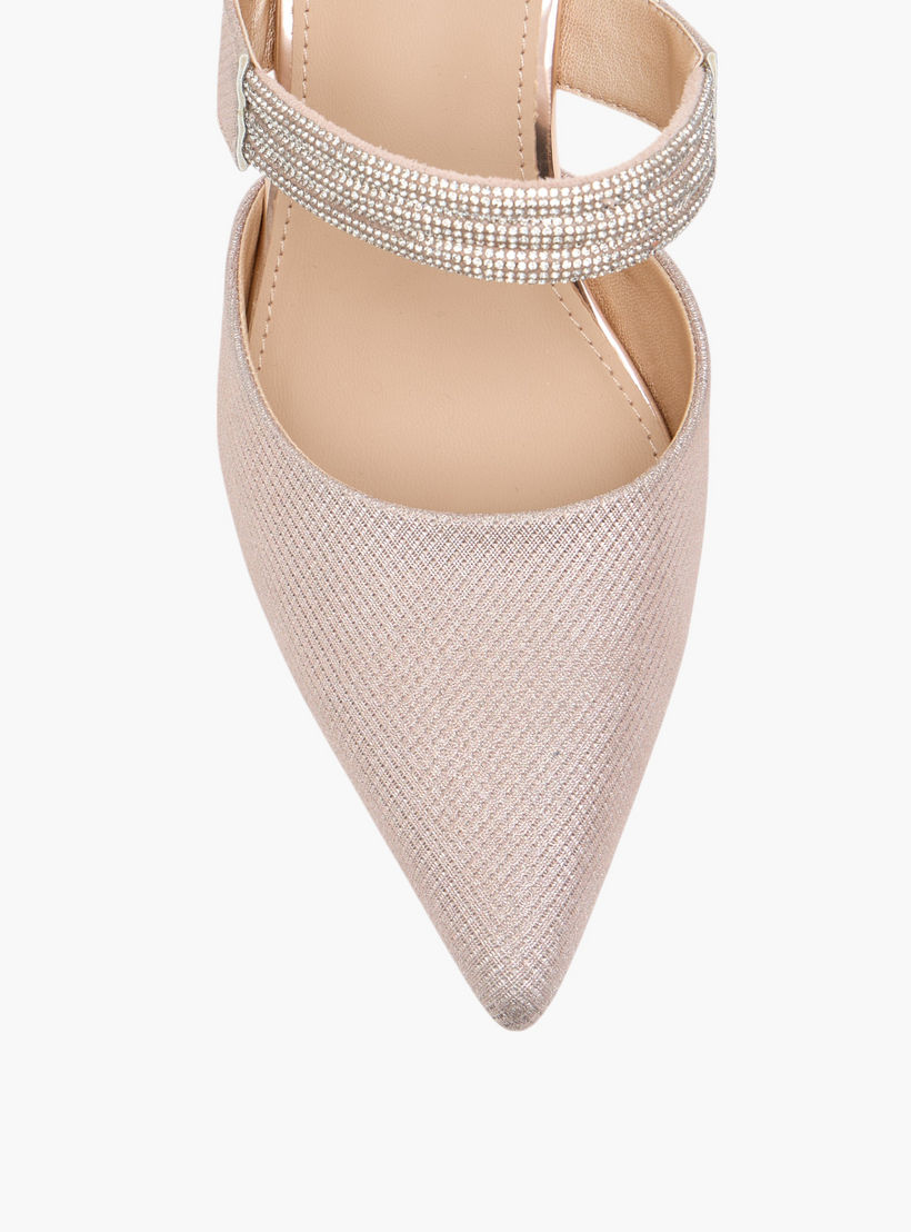 Flora Bella Embellished Pointed Toe Mules with Flared Heels-women-shoes-heels-image-4
