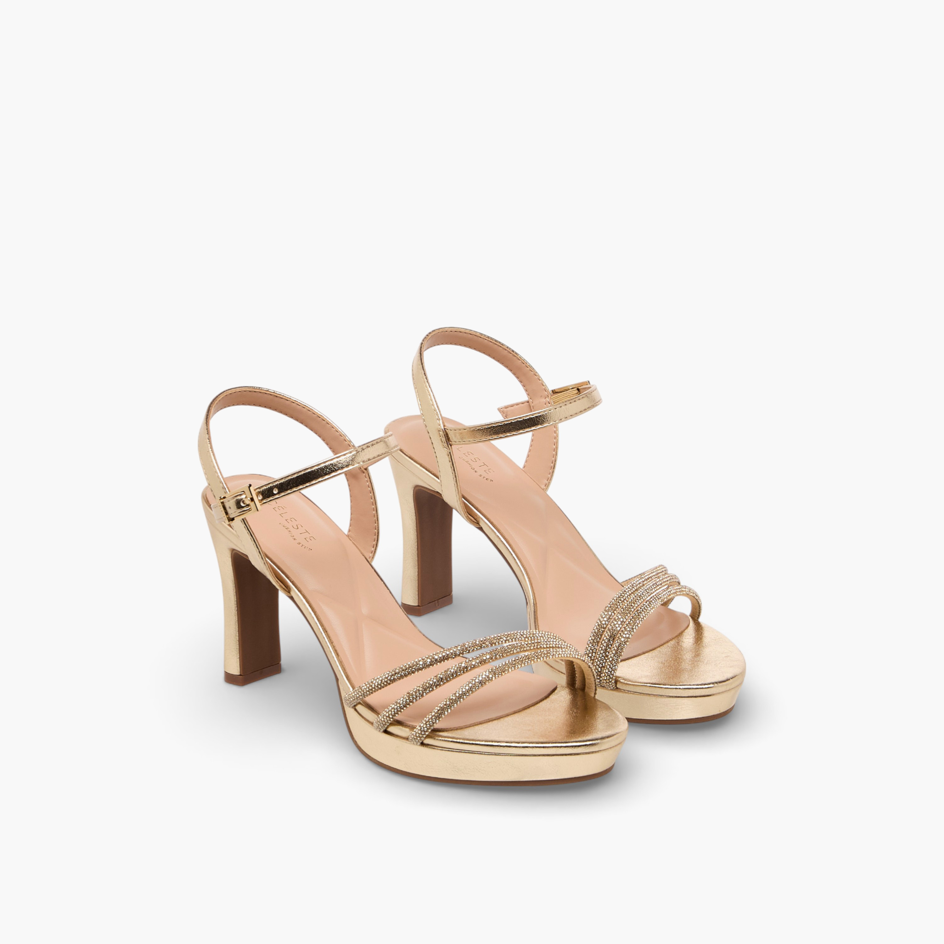 Celeste Women Embellished Block Heel Sandals-women-shoes-sandals-heeled-image-1