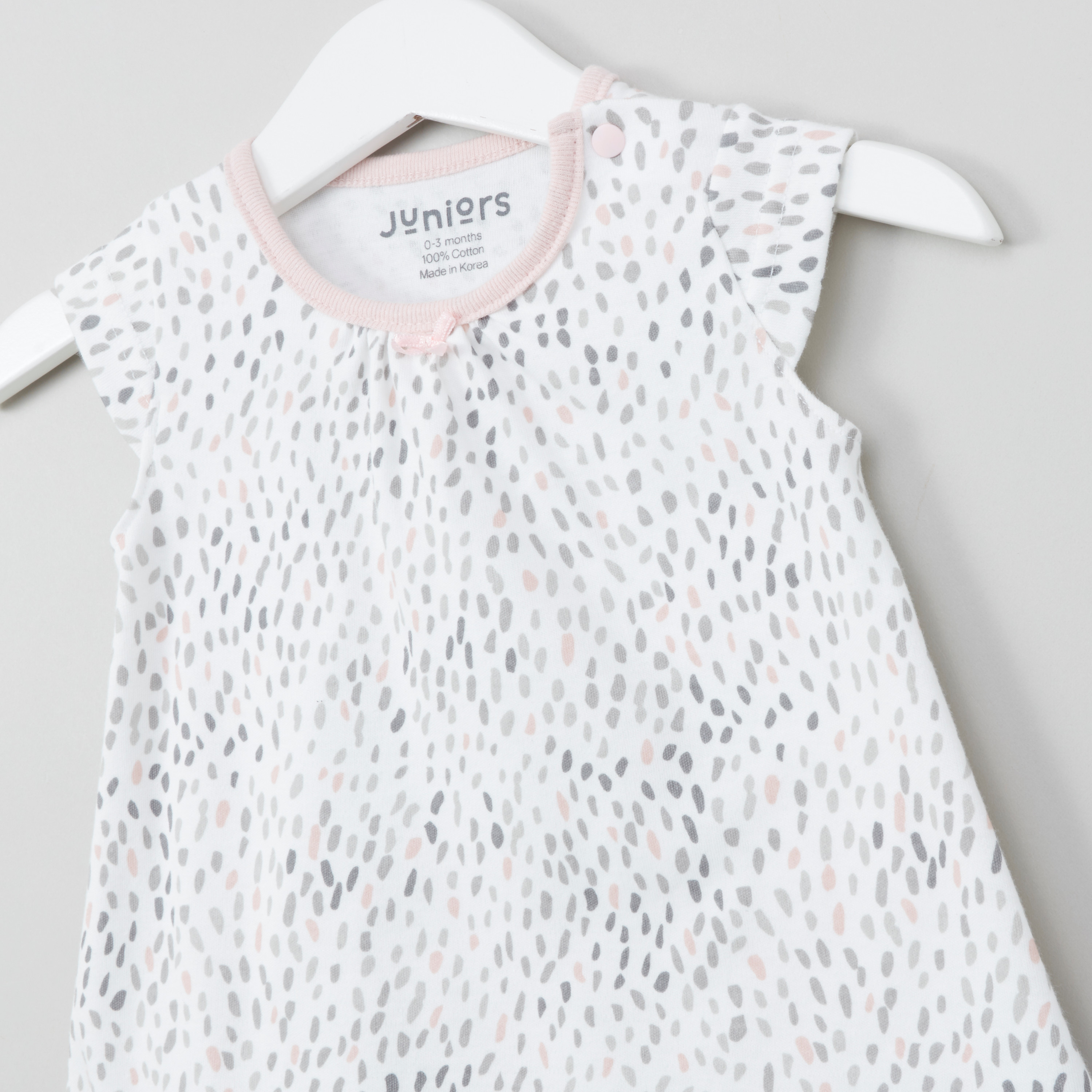 فستان بياقة دائرية ونقش مطبوع من جونيورز-baby-girls-clothing-dressesandjumpsuits-image-2