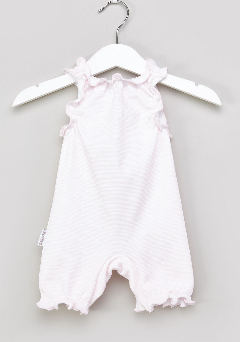 Juniors Striped Frill Detail Sleeveless Romper-Rompers%2C Dungarees and Jumpsuits-image-2