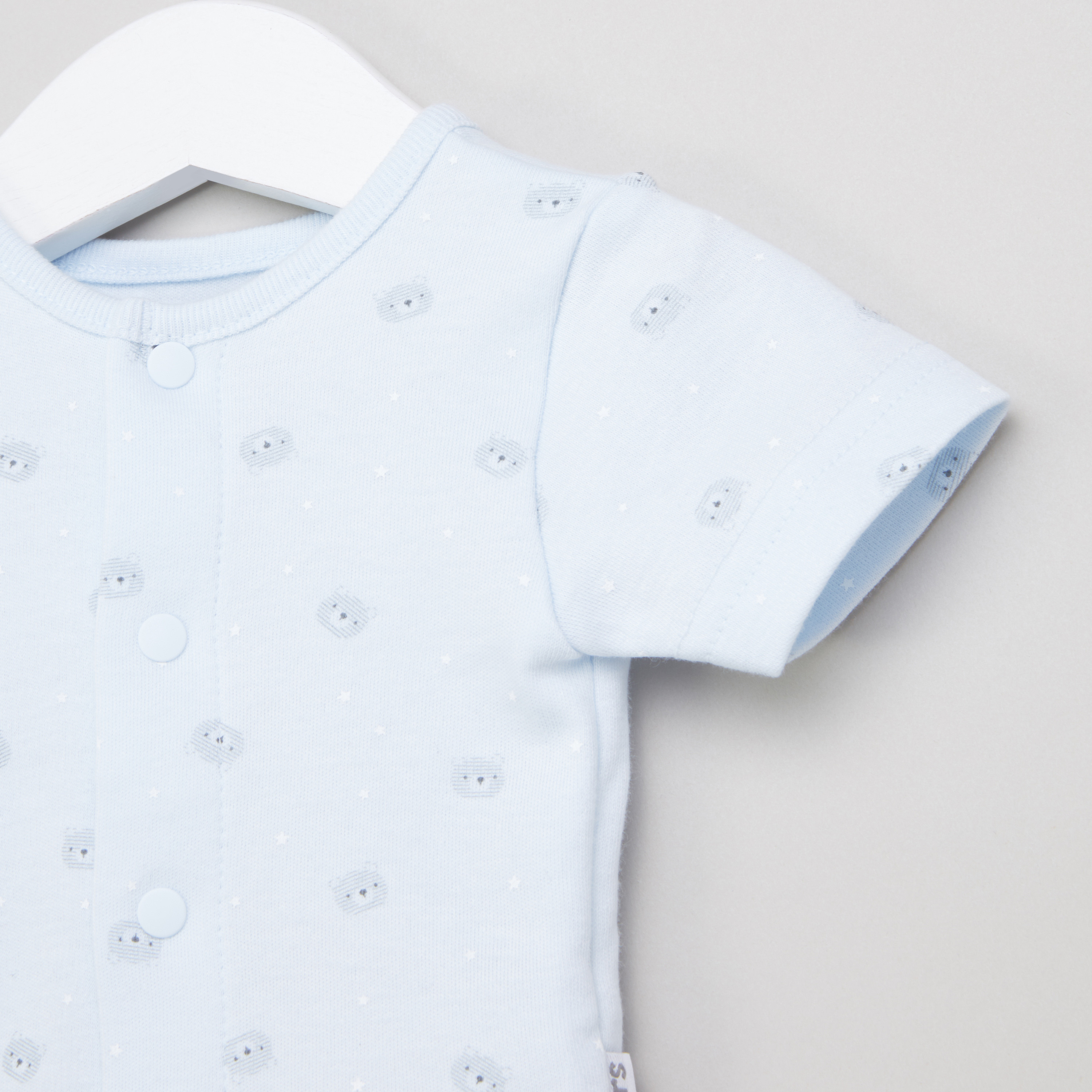 Juniors Printed Shirt and Pyjama Set-baby-boys-clothing-nightwear-pyjamasets-image-2