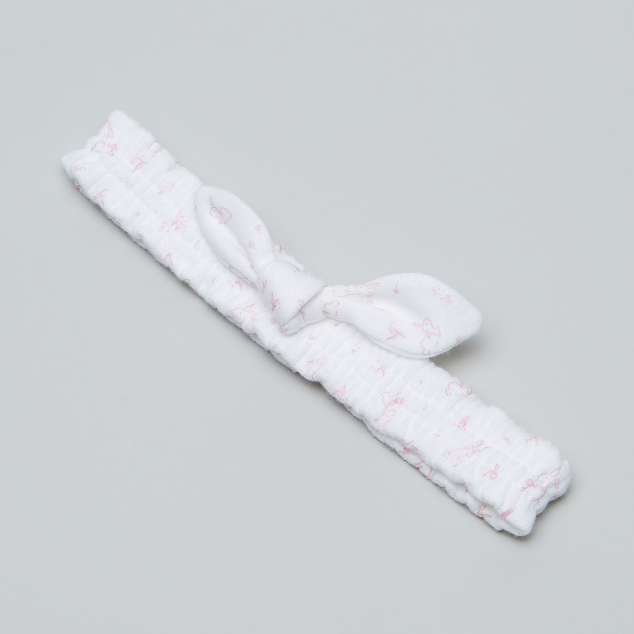 Juniors Printed Headband with Knot Detail-baby-girls-accessories-hairaccessories-image-1