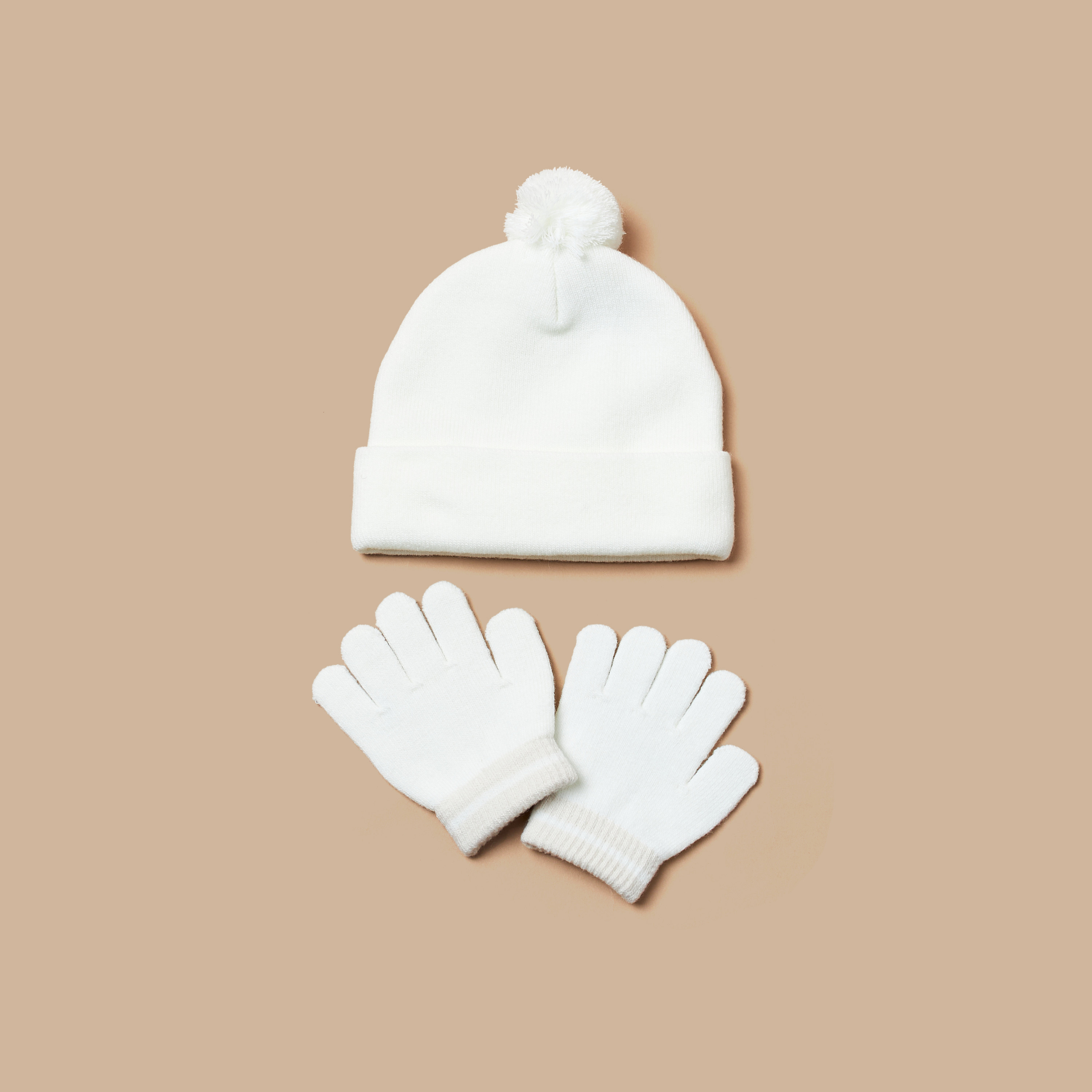 طقم كاب بيني وقفازات من جونيورز-baby-boys-accessories-caps-image-1