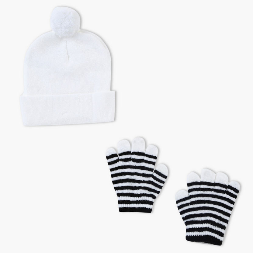 Juniors Beanie Cap and Gloves Set-Caps-image-0