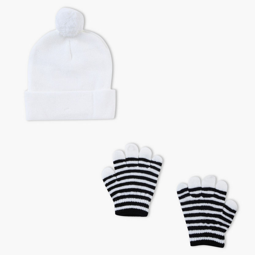 Juniors Beanie Cap and Gloves Set-Caps-image-1