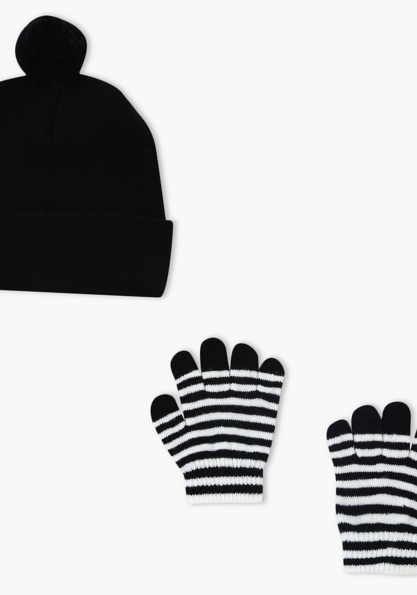 Juniors Beanie Cap and Gloves Set-Caps-image-1