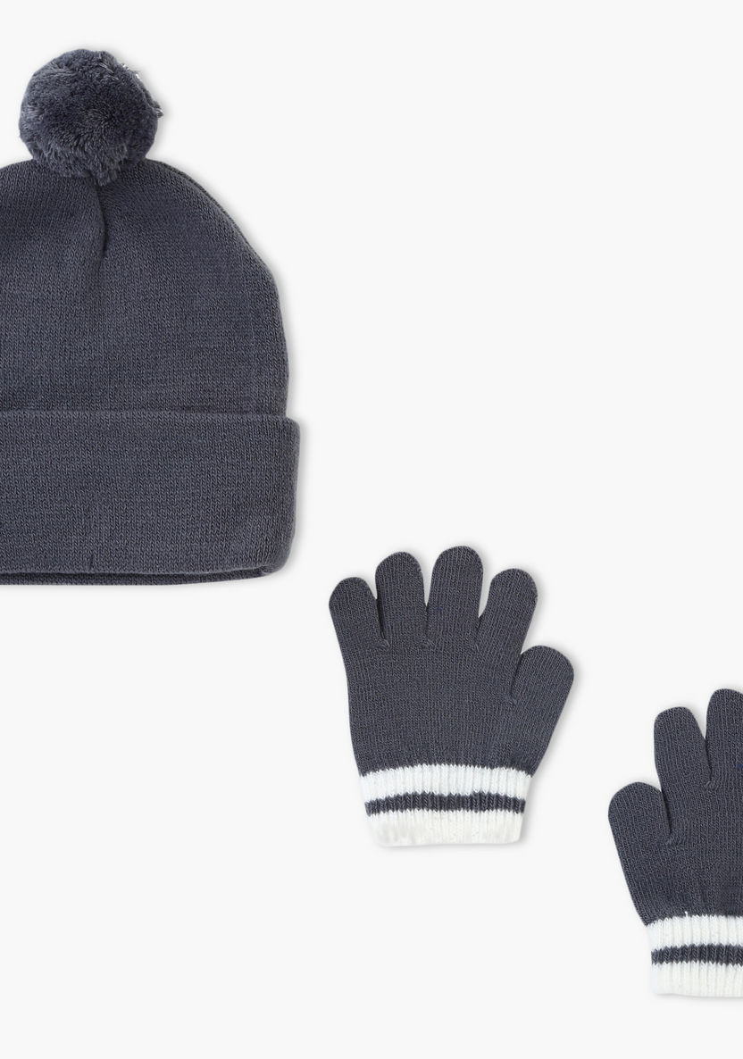 Juniors Beanie Cap and Gloves Set-Caps-image-0