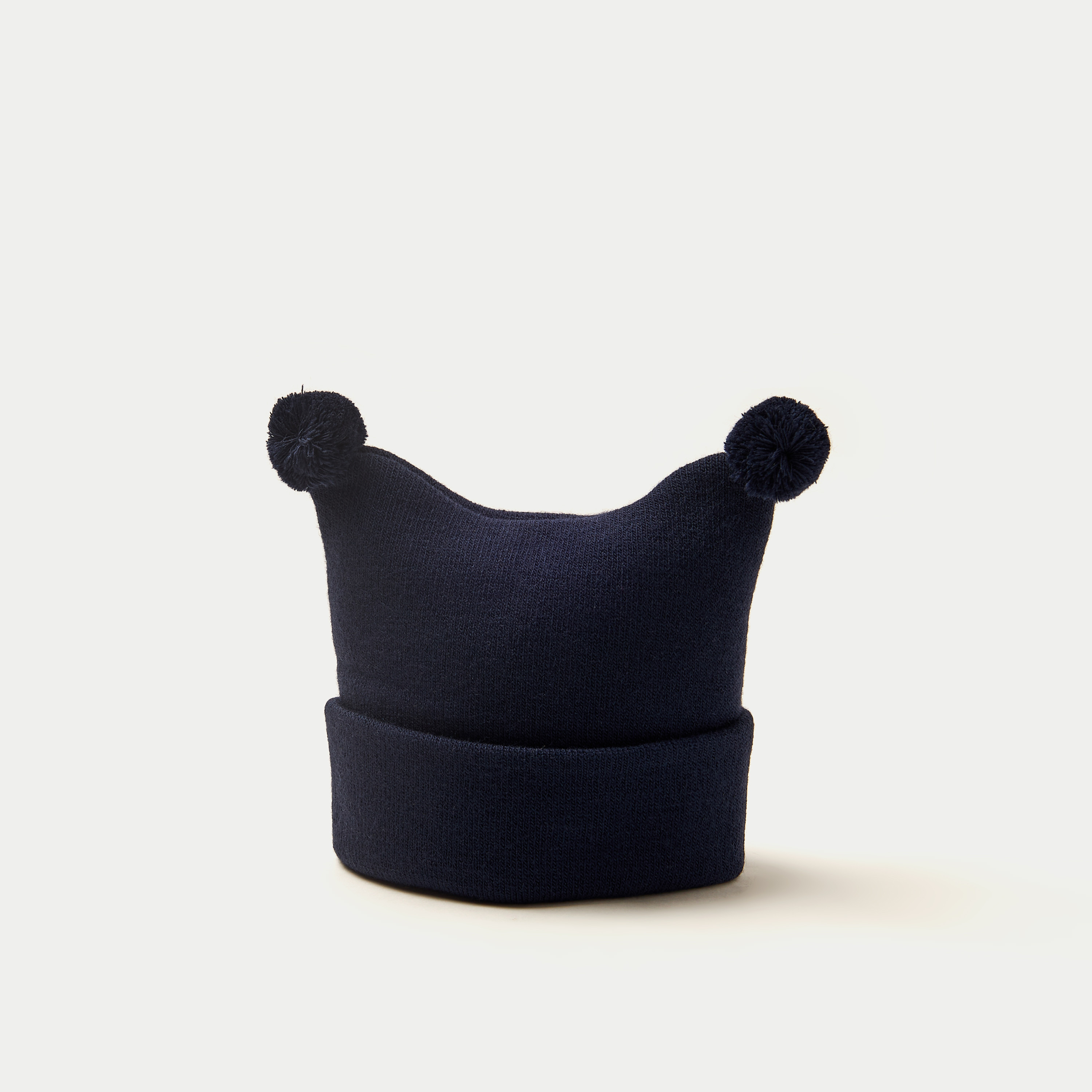 Juniors Beanie Cap with Pom-Pom-baby-boys-accessories-caps-image-3