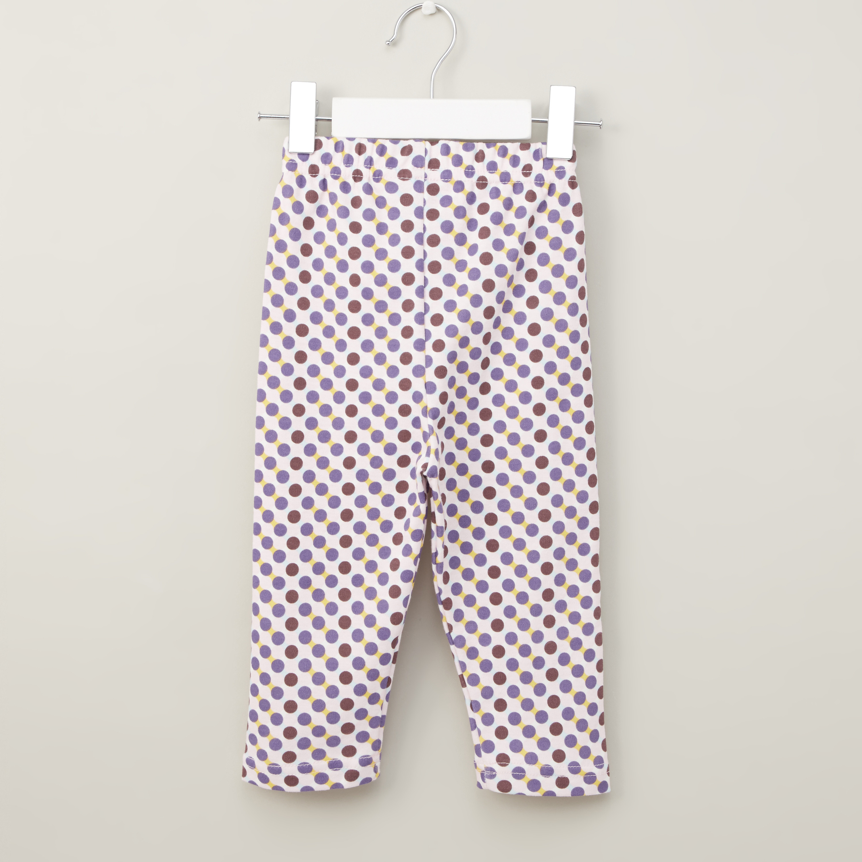 Juniors Elephant Print Round Neck T-shirt and Pyjama Set-baby-girls-clothing-nightwear-pyjamasets-image-7