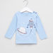 Juniors Printed Long Sleeves T-Shirt and Pyjama Set-Pyjama Sets-thumbnail-1
