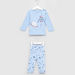 Juniors Printed Long Sleeves T-Shirt and Pyjama Set-Pyjama Sets-thumbnail-0