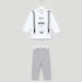 Juniors Printed Long Sleeves T-Shirt and Pyjama Set-Pyjama Sets-thumbnail-0