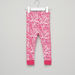 Juniors Heart Embroidered T-shirt with Printed Jog Pants-Pyjama Sets-thumbnail-3