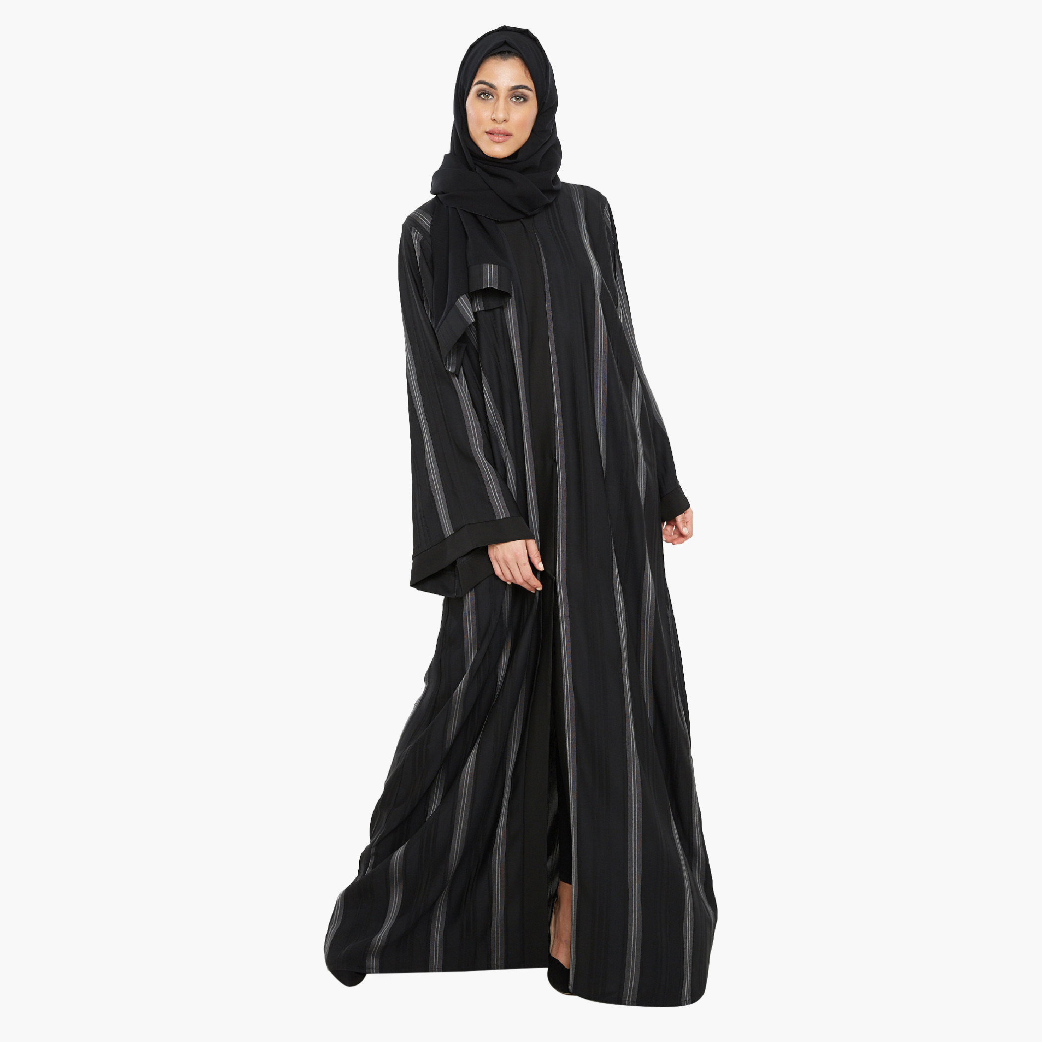 نخبة أسود عباية-women-arabicclothing-abayas-image-3