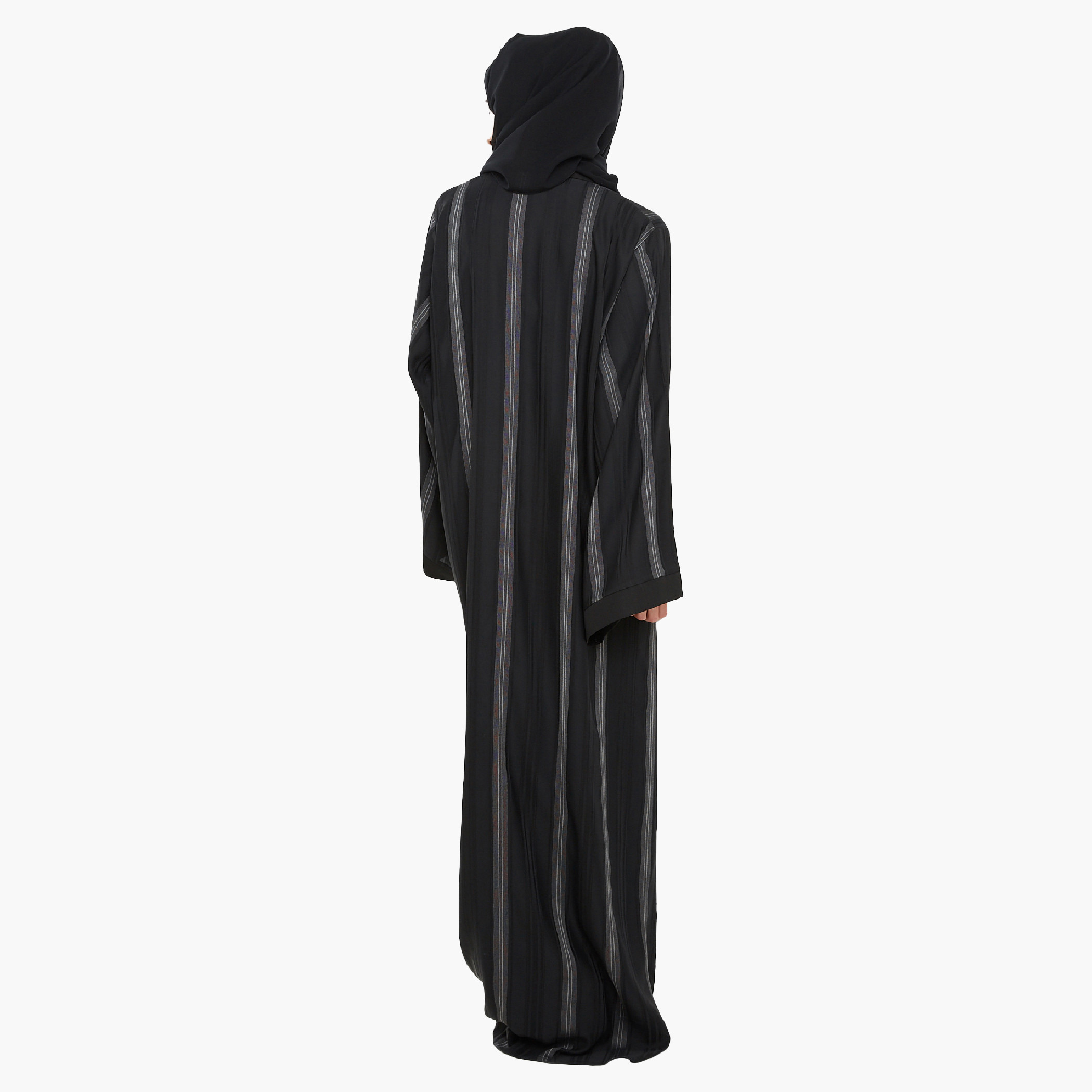 نخبة أسود عباية-women-arabicclothing-abayas-image-1