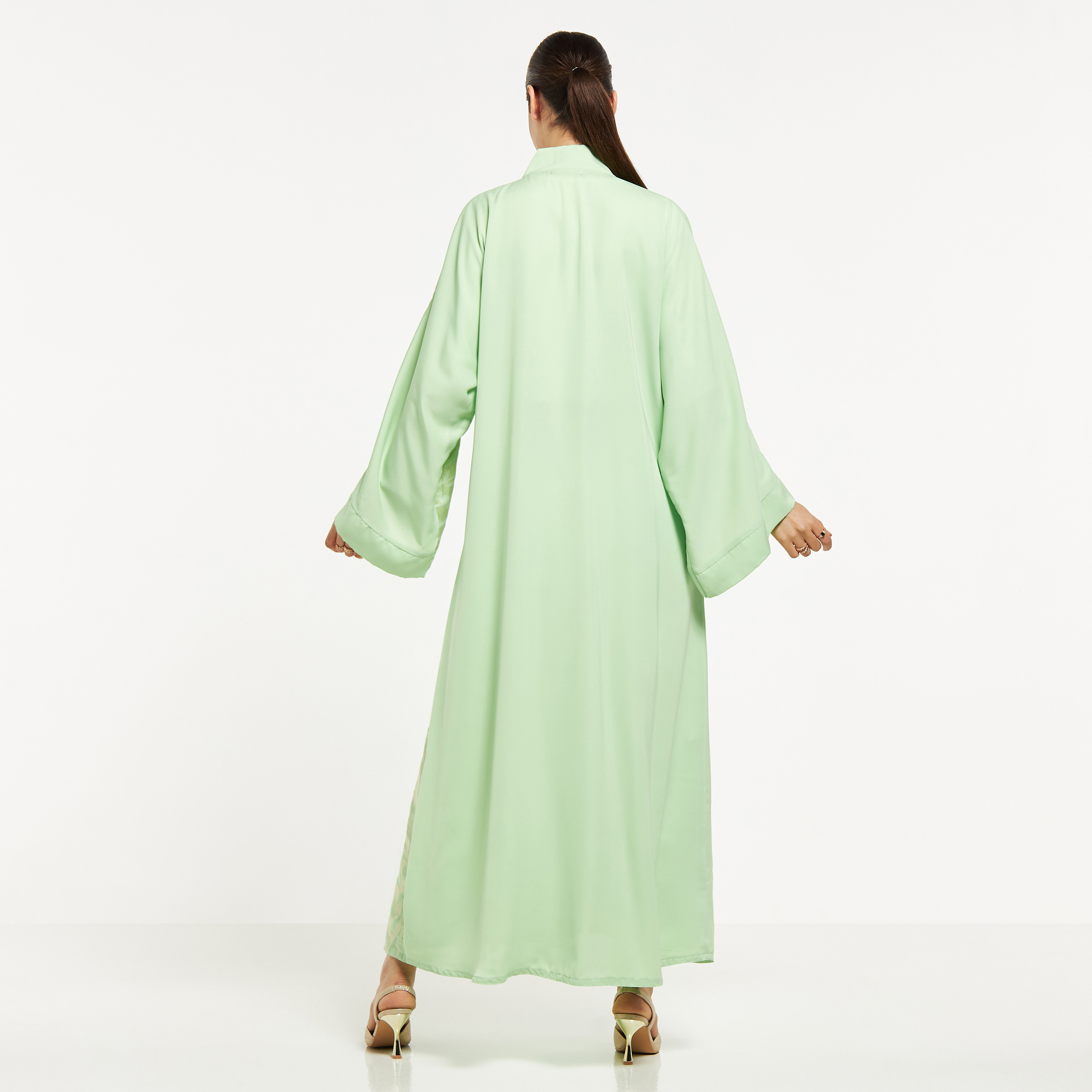 عباية بارزة الملمس بحجاب من نُخبة-women-arabicclothing-abayas-image-4