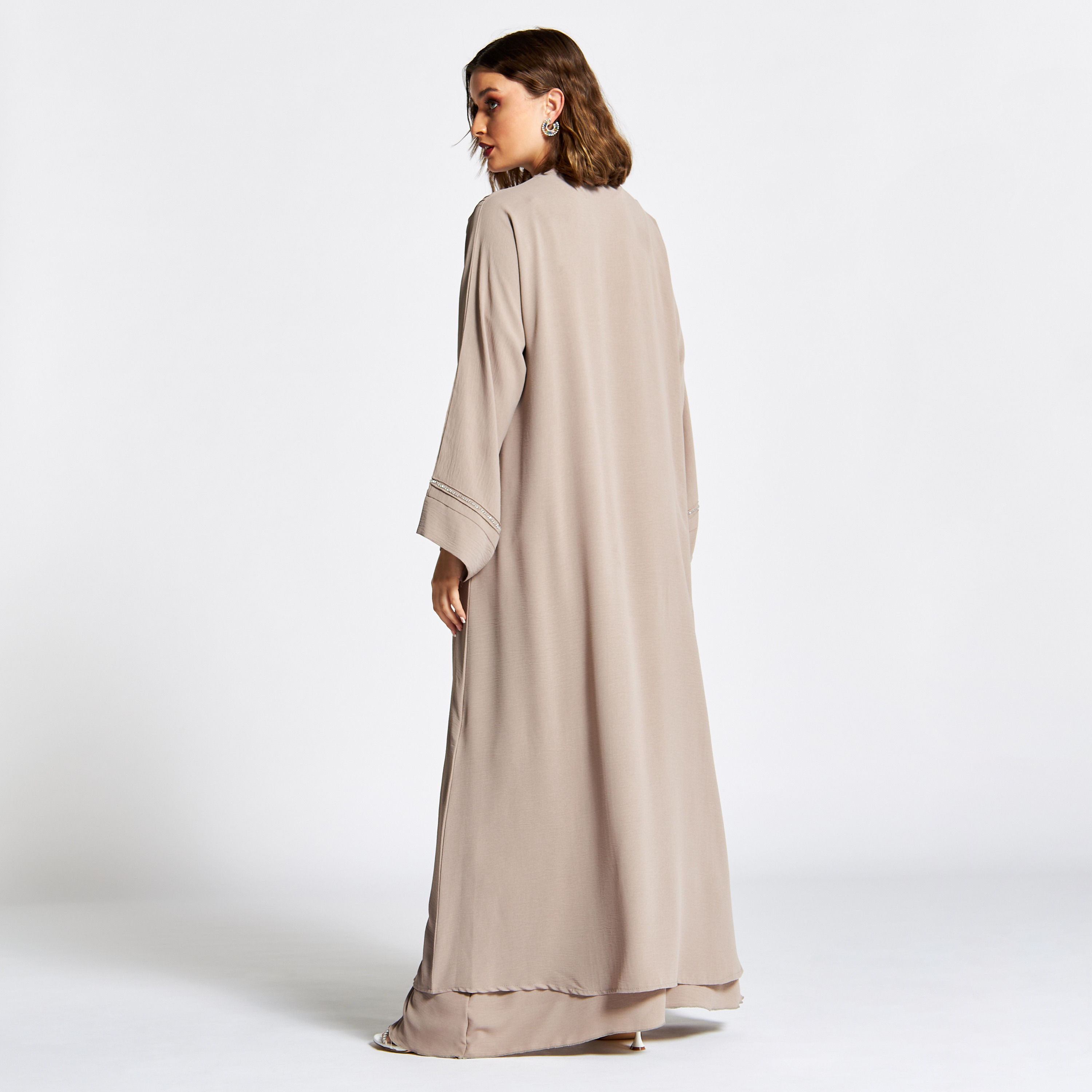 Nukhbaa 2-Piece Sequin Embellished Open Front Jalabiya Set-women-arabicclothing-jalabiyas-image-5