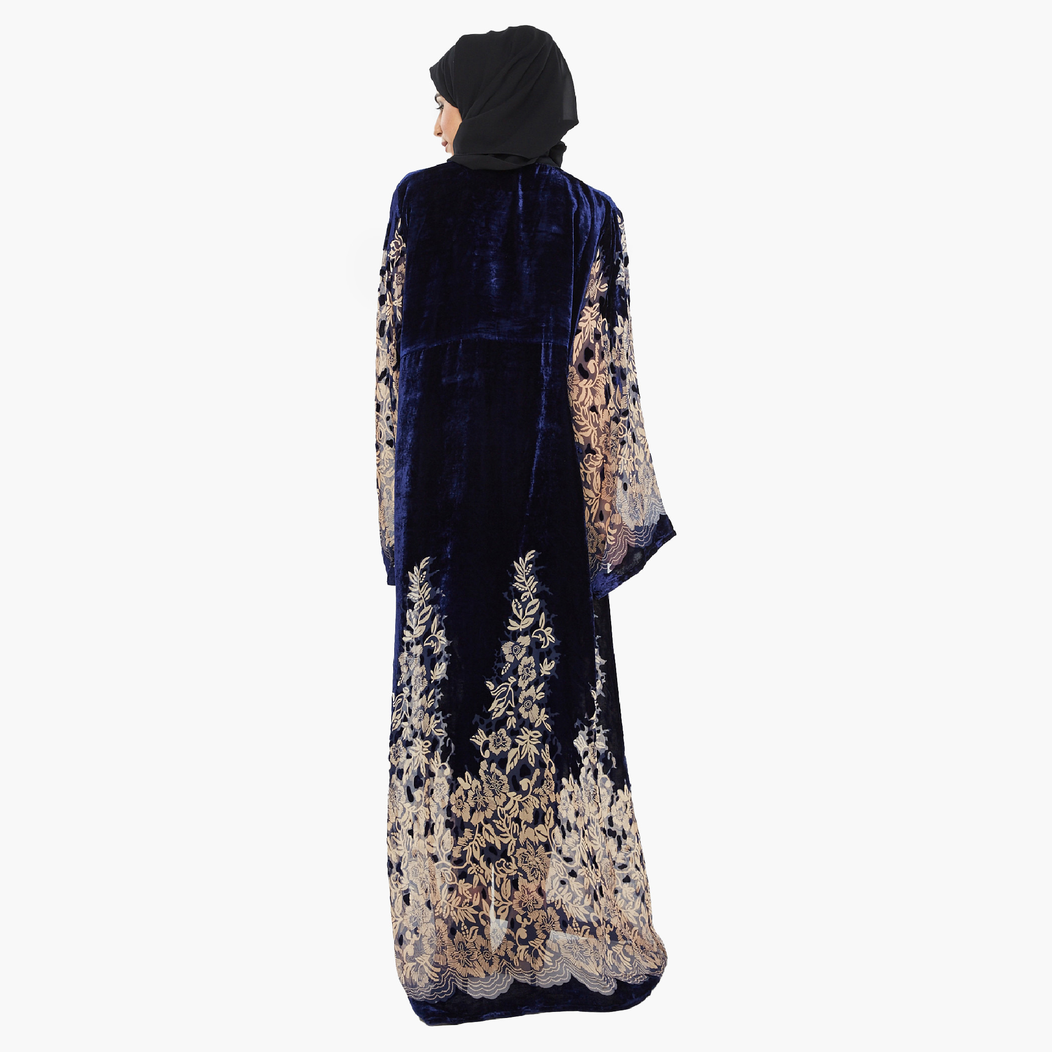 نخبة أزرق عباية-women-arabicclothing-abayas-image-3