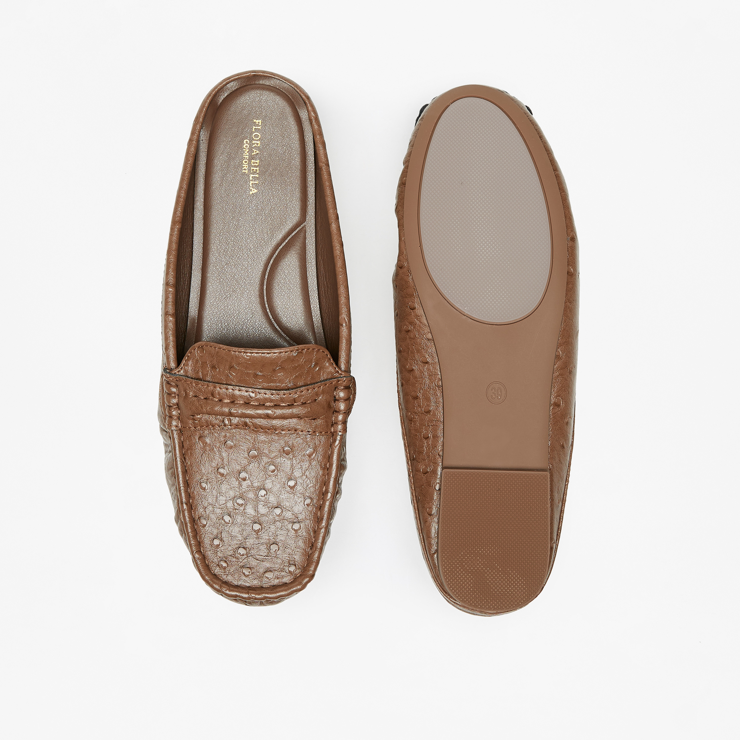 Flora Bella Textured Slip-On Mules-women-shoes-flats-loafers-image-4