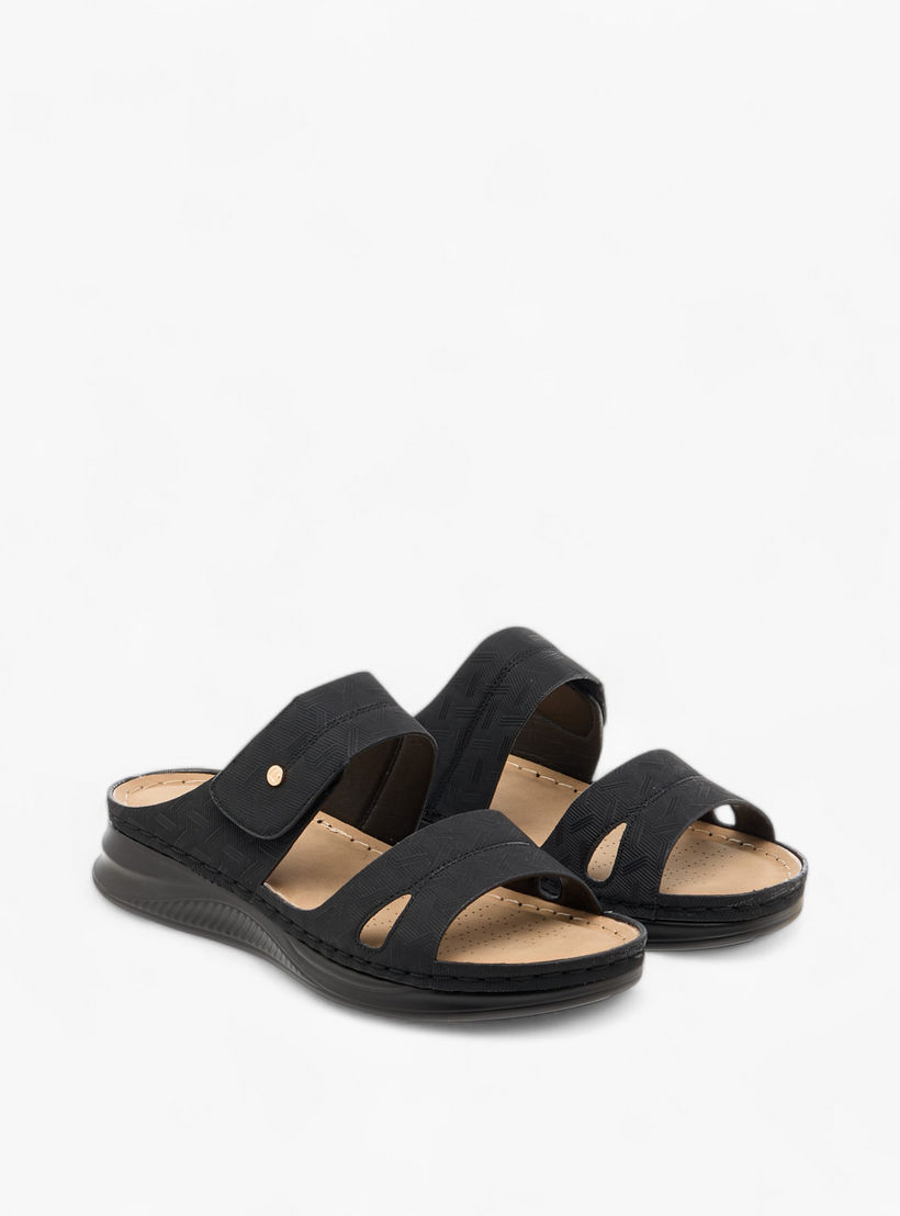 Flora Bella Stich Detail Slip-On Comfort Sandals-women-shoes-flats-sandals-image-1