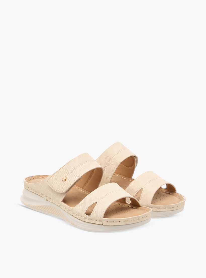 صندل مريح سهل الارتداء بتفاصيل غرز من فلورا بيلا-women-shoes-flats-sandals-image-1