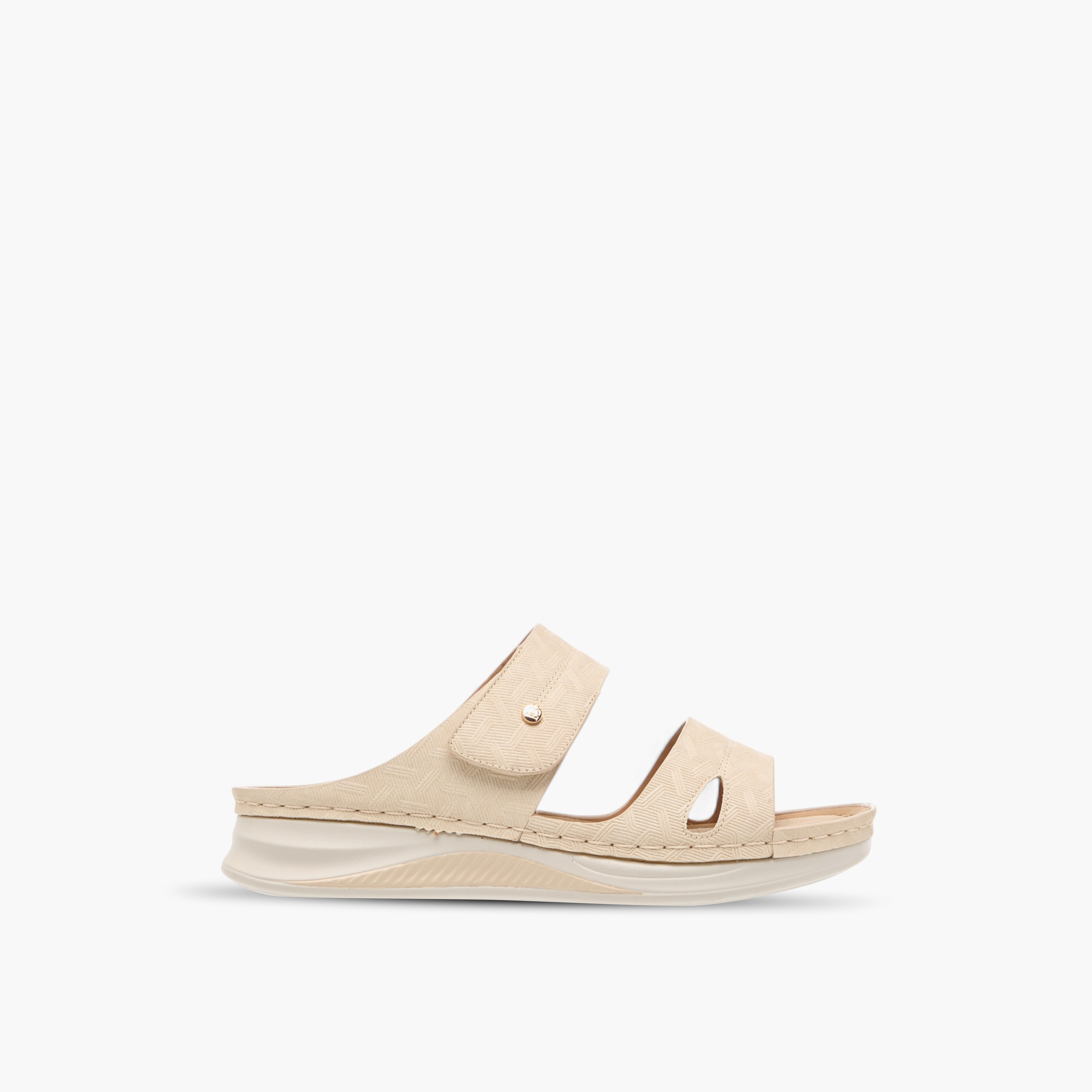 صندل مريح سهل الارتداء بتفاصيل غرز من فلورا بيلا-women-shoes-flats-sandals-image-3