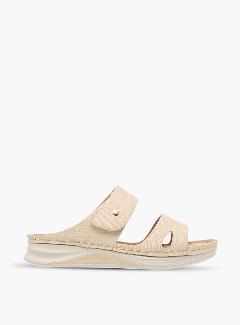 صندل مريح سهل الارتداء بتفاصيل غرز من فلورا بيلا-women-shoes-flats-sandals-image-3