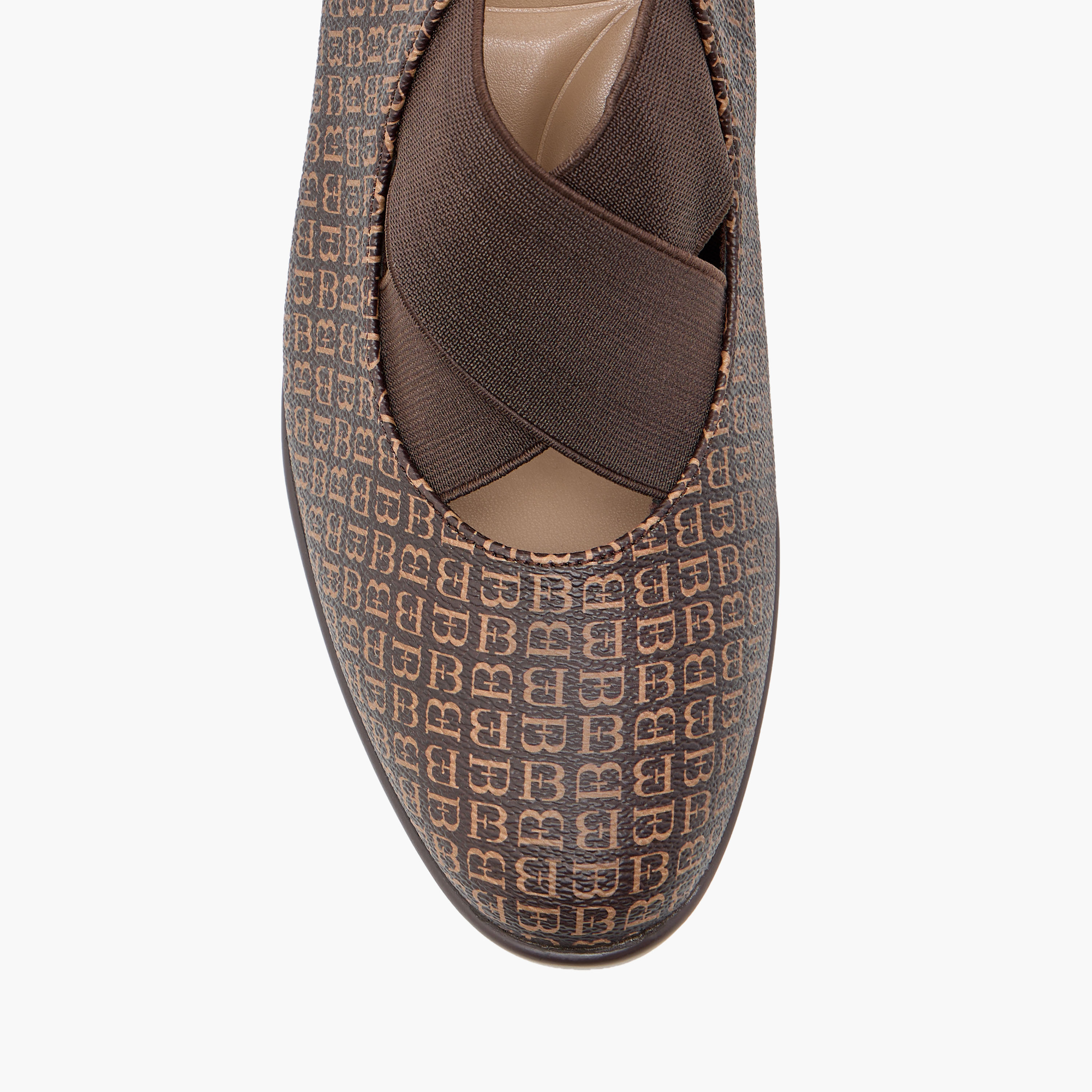 Flora Bella Monogram Printed Slip-On Pumps with Wedge Heels-women-shoes-heels-image-4