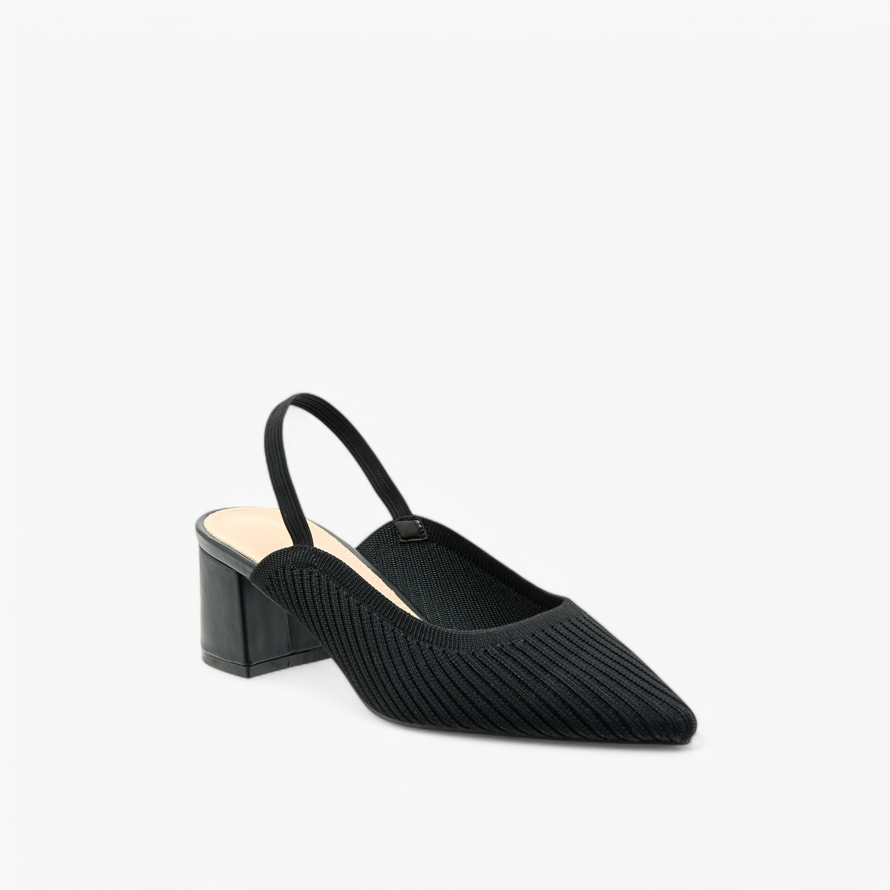 Flora Bella Textured Slingback Shoes with Block Heels-women-shoes-sandals-heeled-image-2